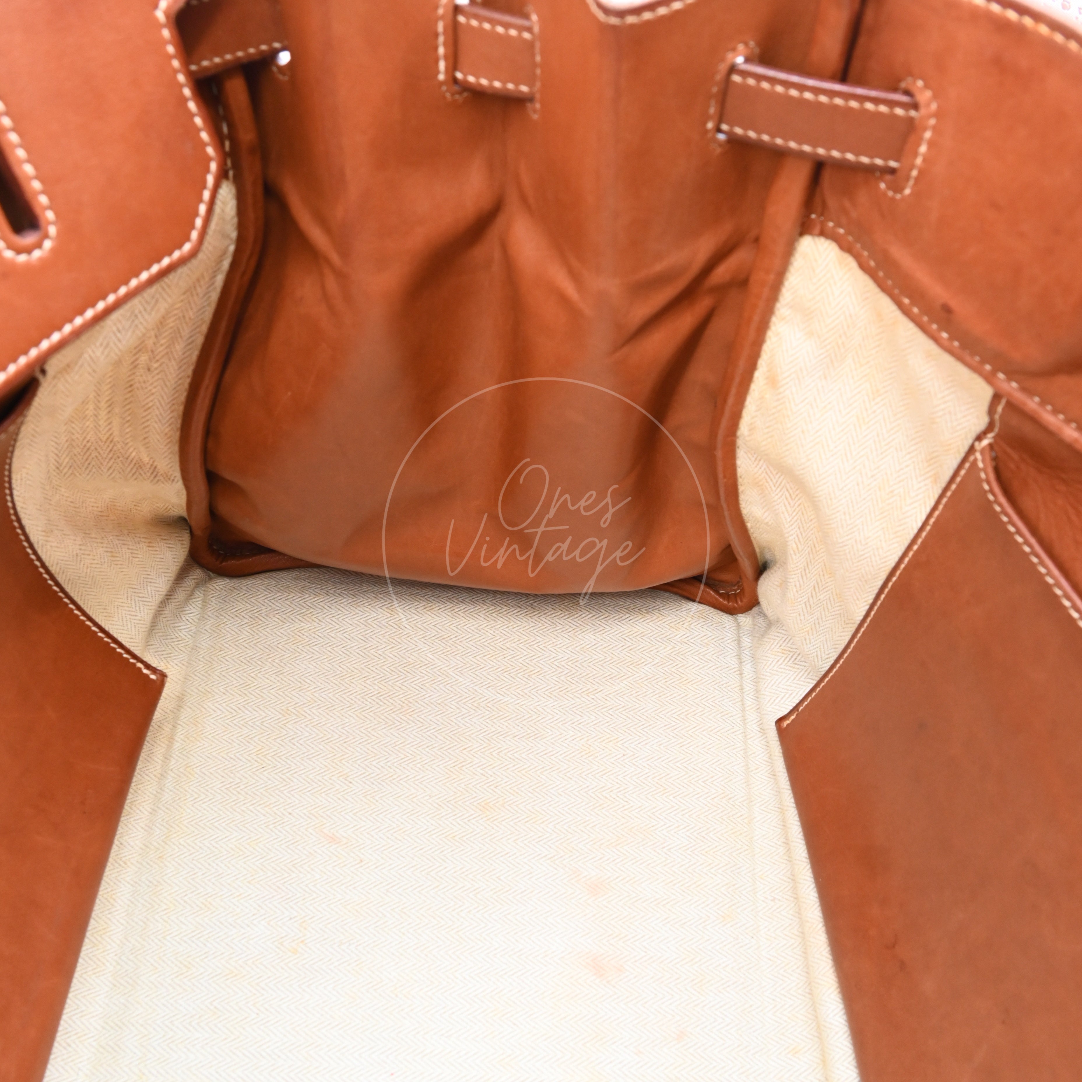 [Pre-owned] Hermes Birkin 40 Ponyhair With Barenia Stamp Square D