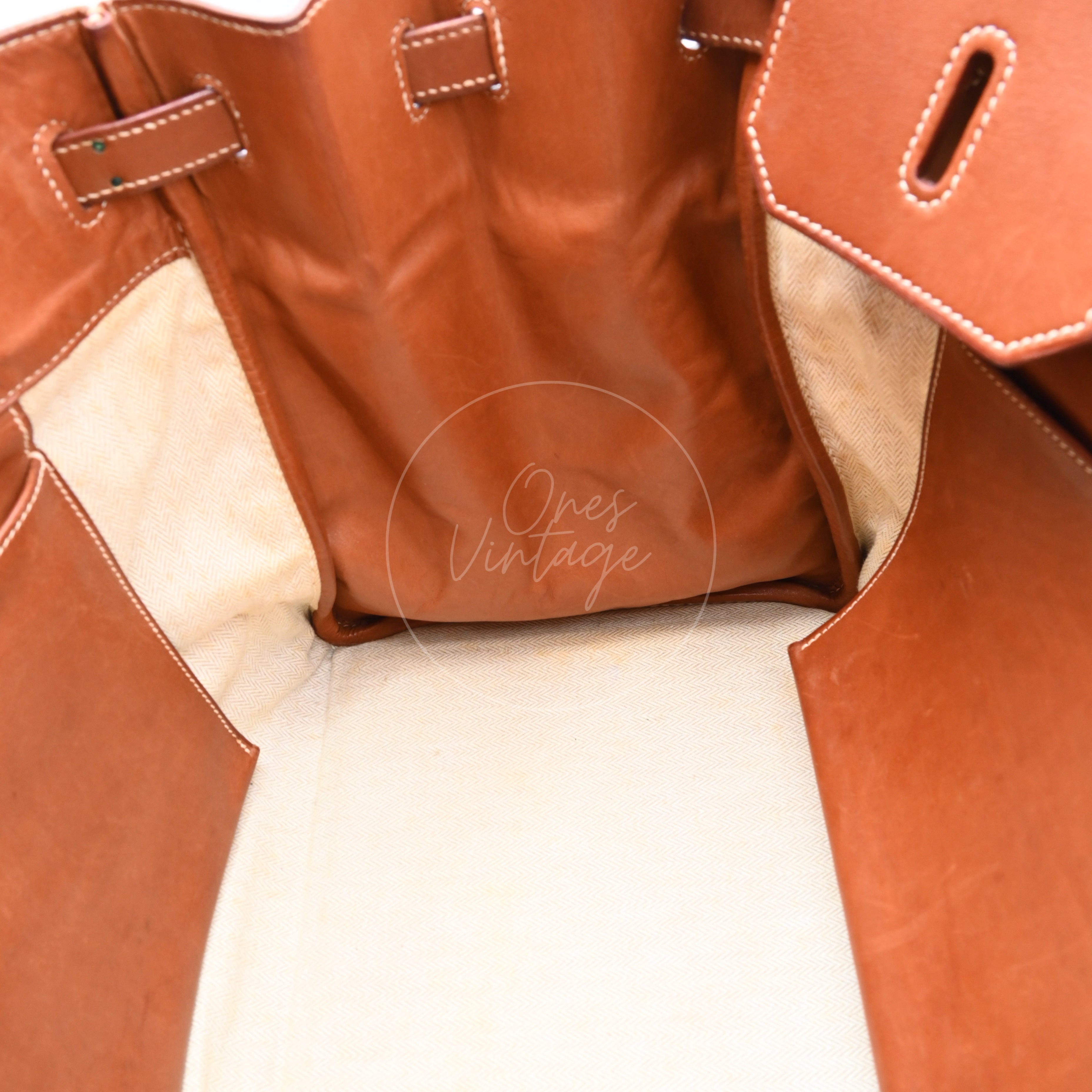[Pre-owned] Hermes Birkin 40 Ponyhair With Barenia Stamp Square D