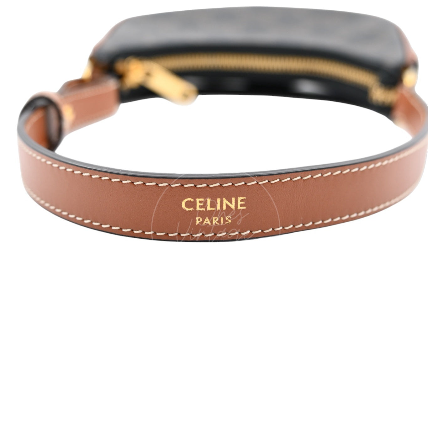 [Pre-owned] Celine Mini AVA Bag In Triomphe Canvas and Calfskin