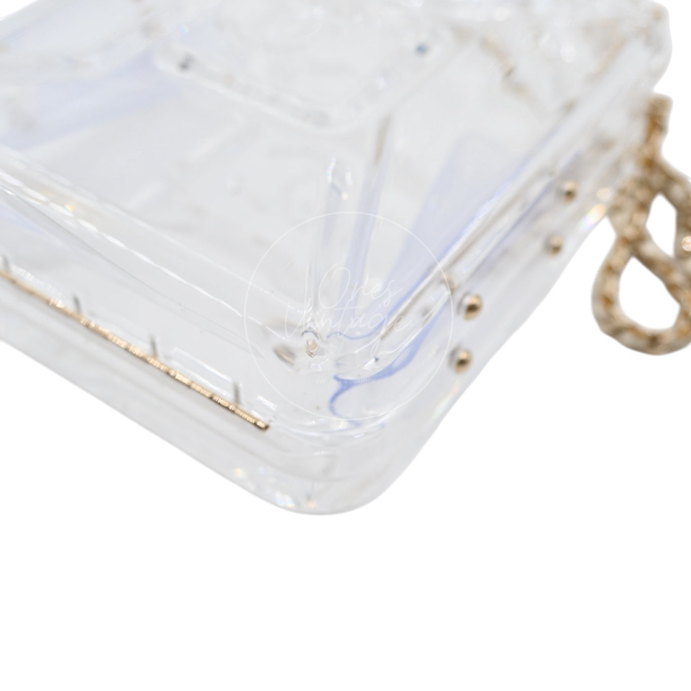 [Pre-owned] Chanel Dubai By Night Clear Plexiglass Gasoline Tank Series 20 Minaudière Bag