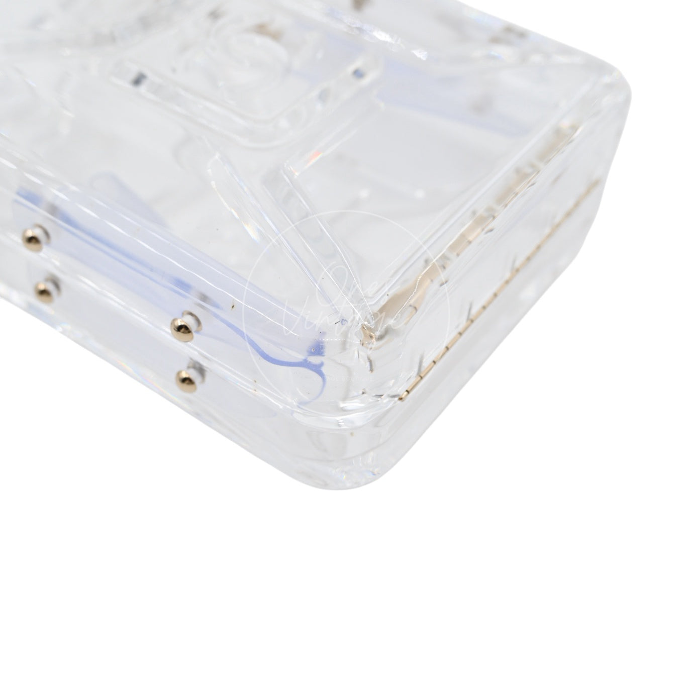 [Pre-owned] Chanel Dubai By Night Clear Plexiglass Gasoline Tank Series 20 Minaudière Bag