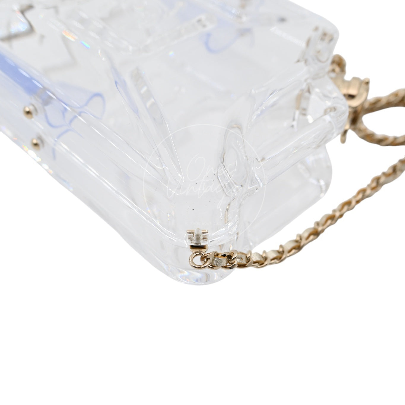 [Pre-owned] Chanel Dubai By Night Clear Plexiglass Gasoline Tank Series 20 Minaudière Bag