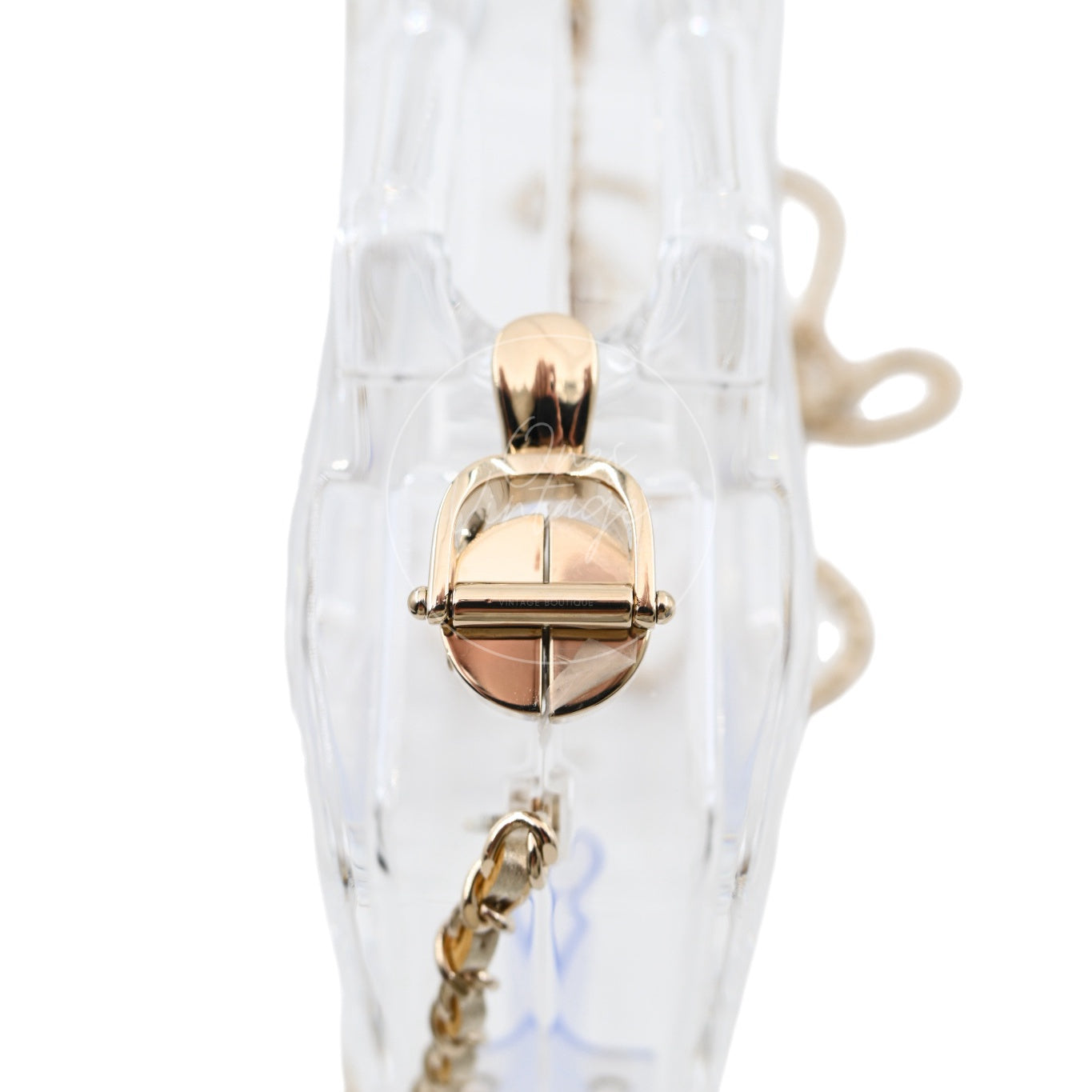 [Pre-owned] Chanel Dubai By Night Clear Plexiglass Gasoline Tank Series 20 Minaudière Bag