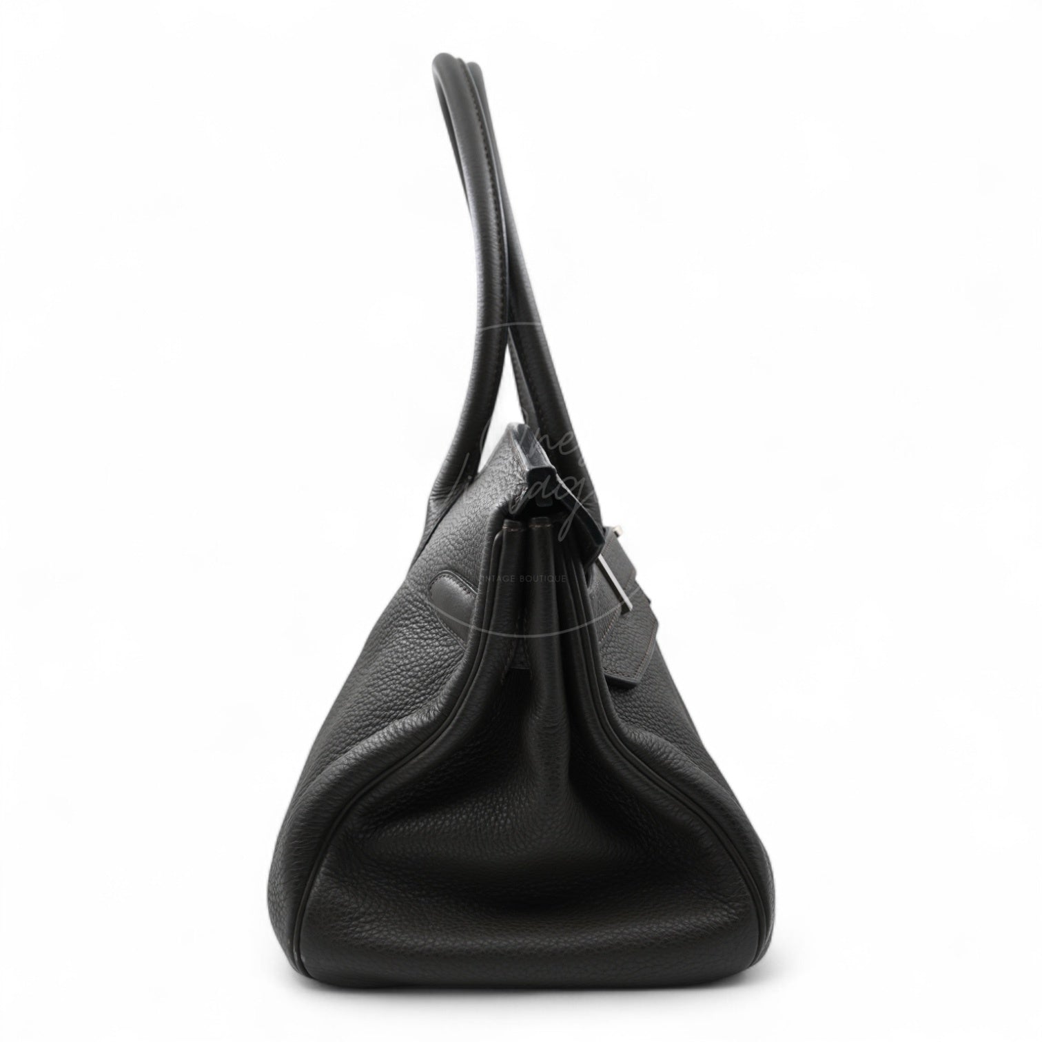 [Pre-owned]Hermes Shoulder Birkin Black Stamp Square N