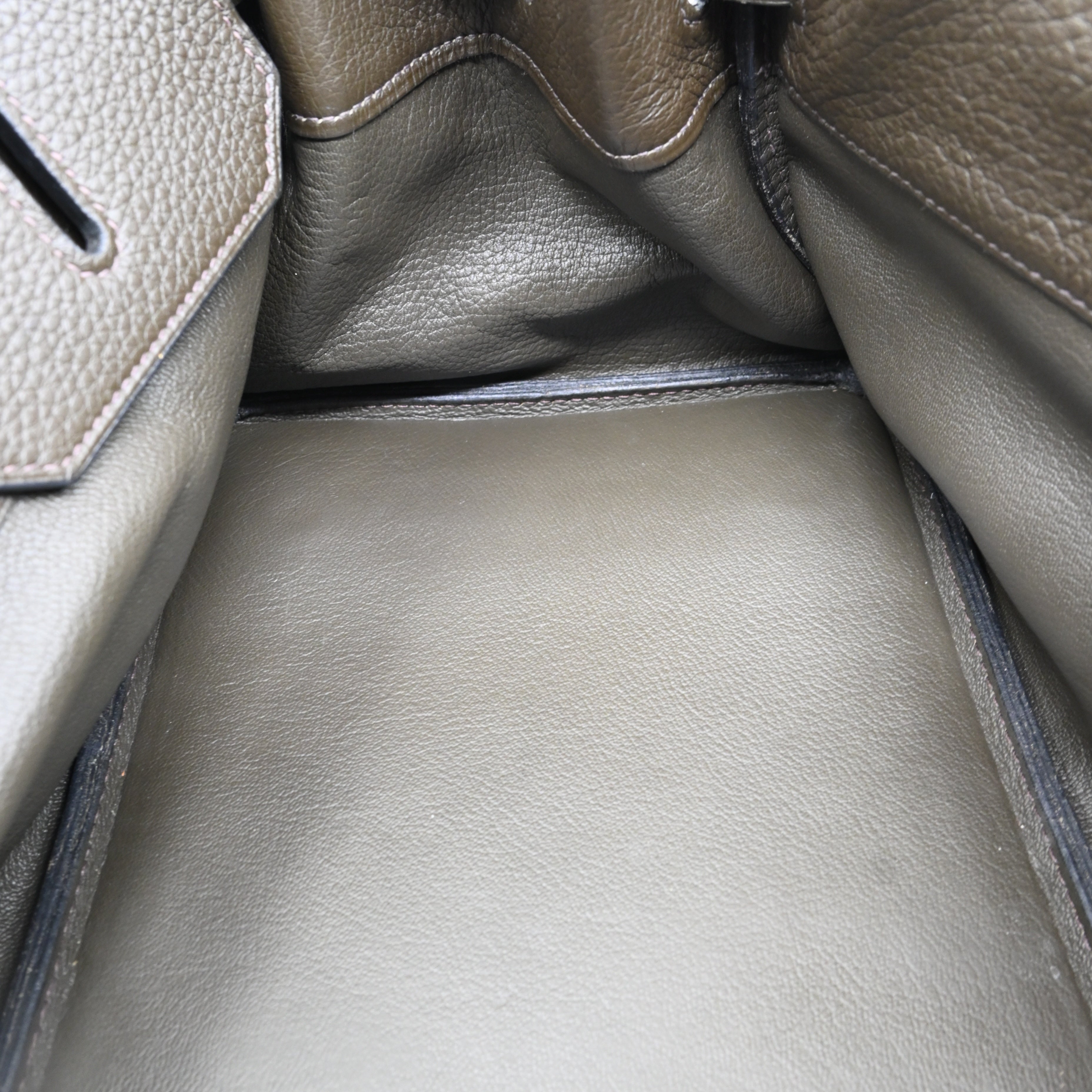 Hermes Shoulder Birkin Clemence PHW Dark Green Square J