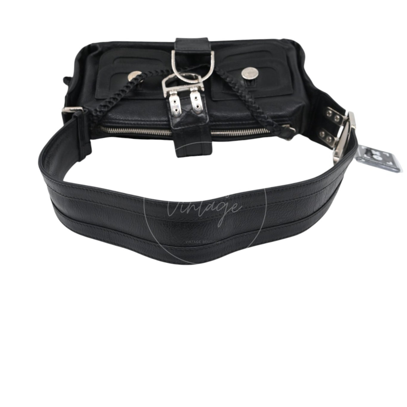Christian Dior Leather East West Flight Bag Black Series 26