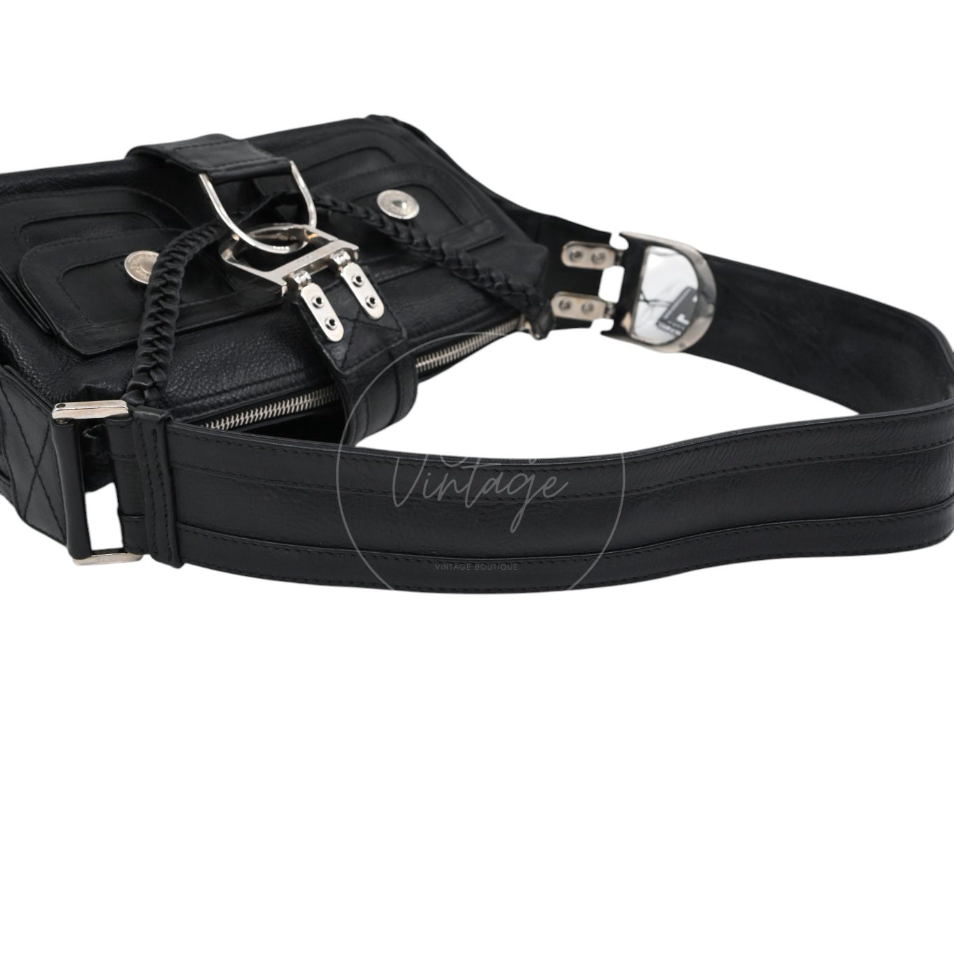 Christian Dior Leather East West Flight Bag Black Series 26