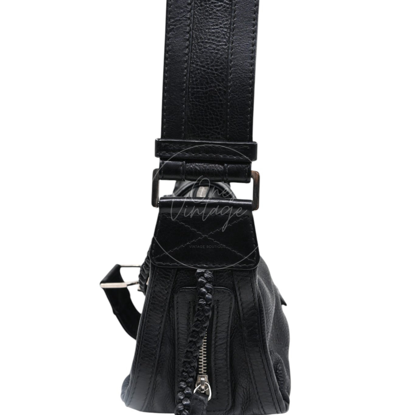 Christian Dior Leather East West Flight Bag Black Series 26
