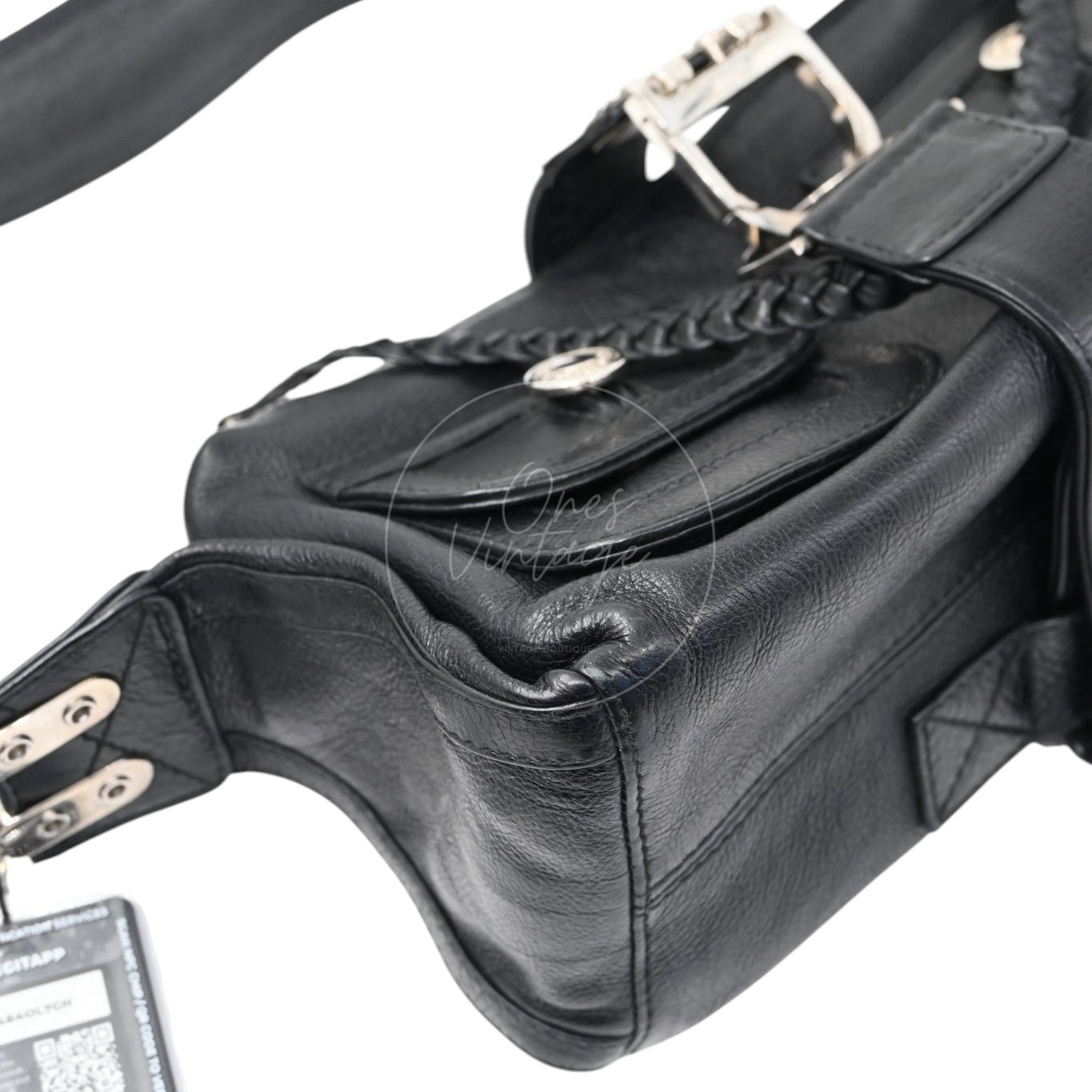 Christian Dior Leather East West Flight Bag Black Series 26