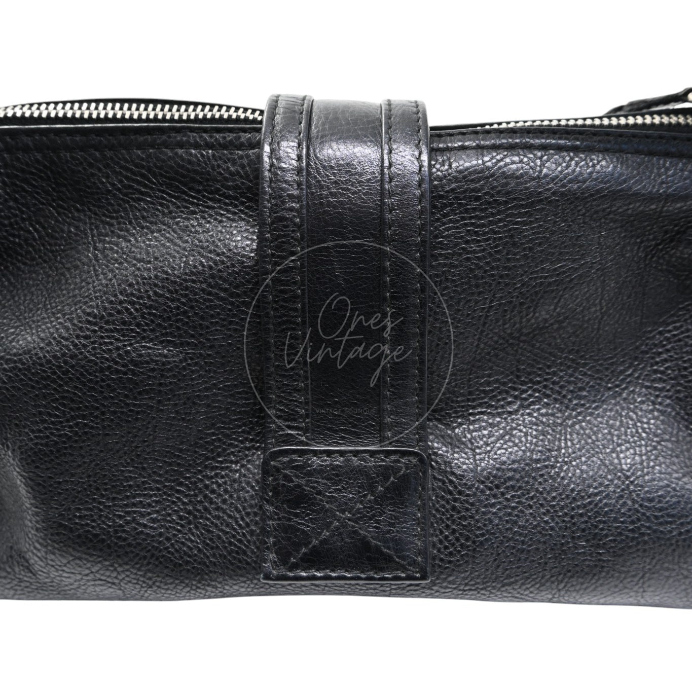 Christian Dior Leather East West Flight Bag Black Series 26