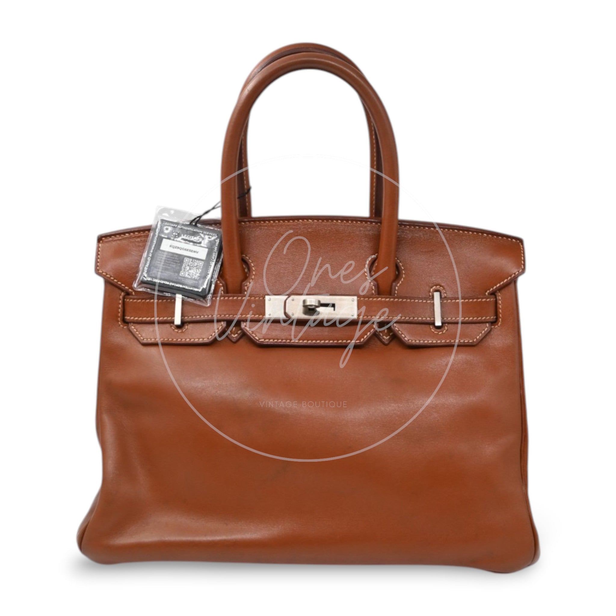 Hermes Birkin 30 Fauve Barenia Blushed Hardware Square C