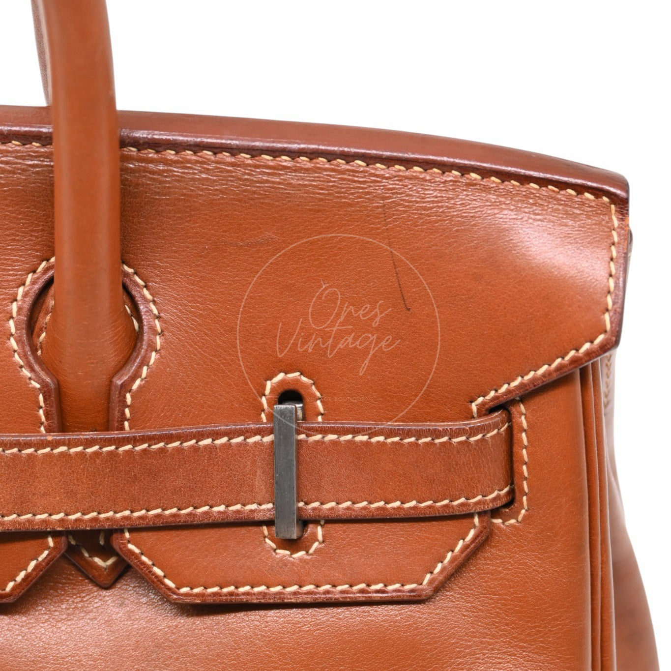 Hermes Birkin 30 Fauve Barenia Blushed Hardware Square C