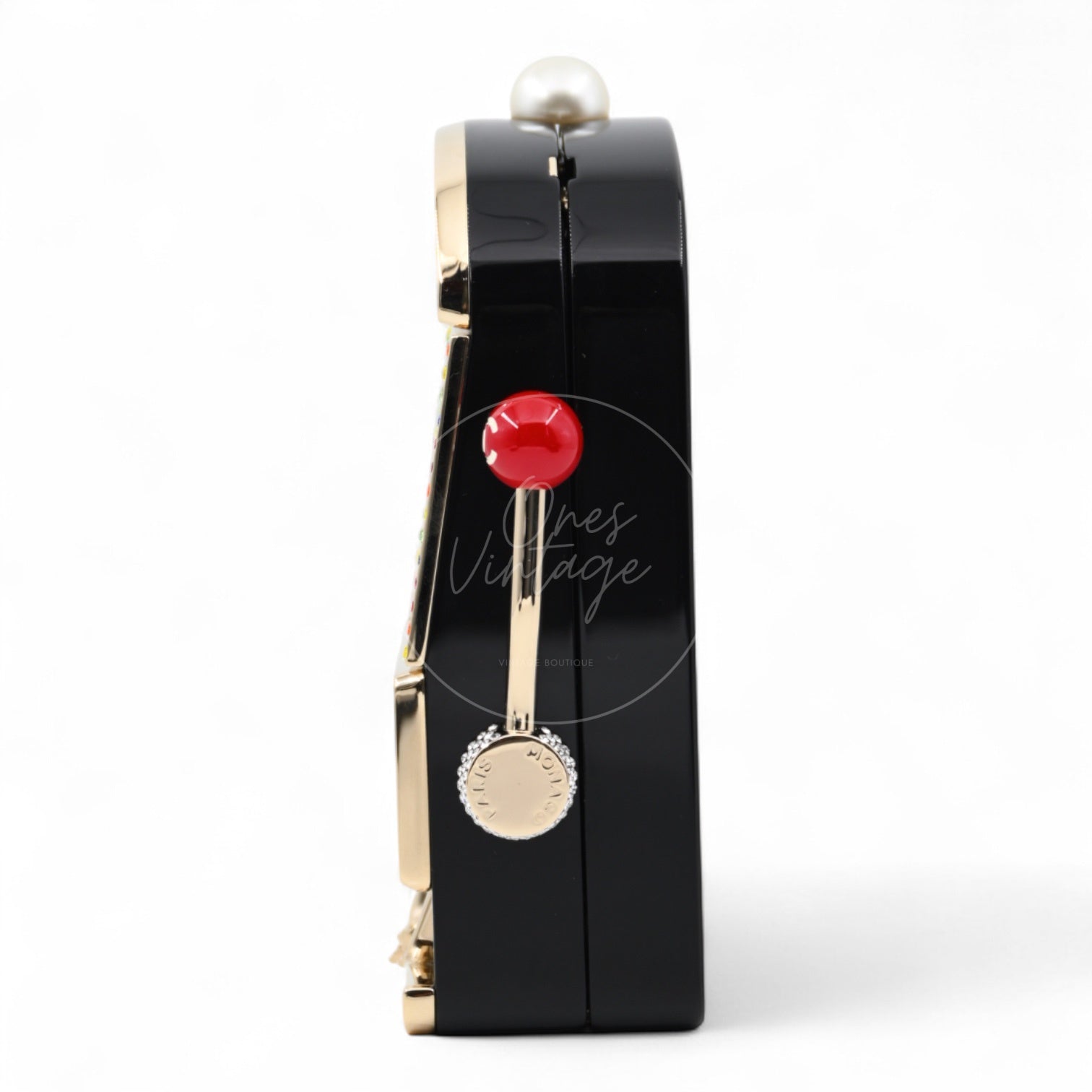 [Pre-owned] Chanel Casino Monaco Slot Machine GHW Evening Bag