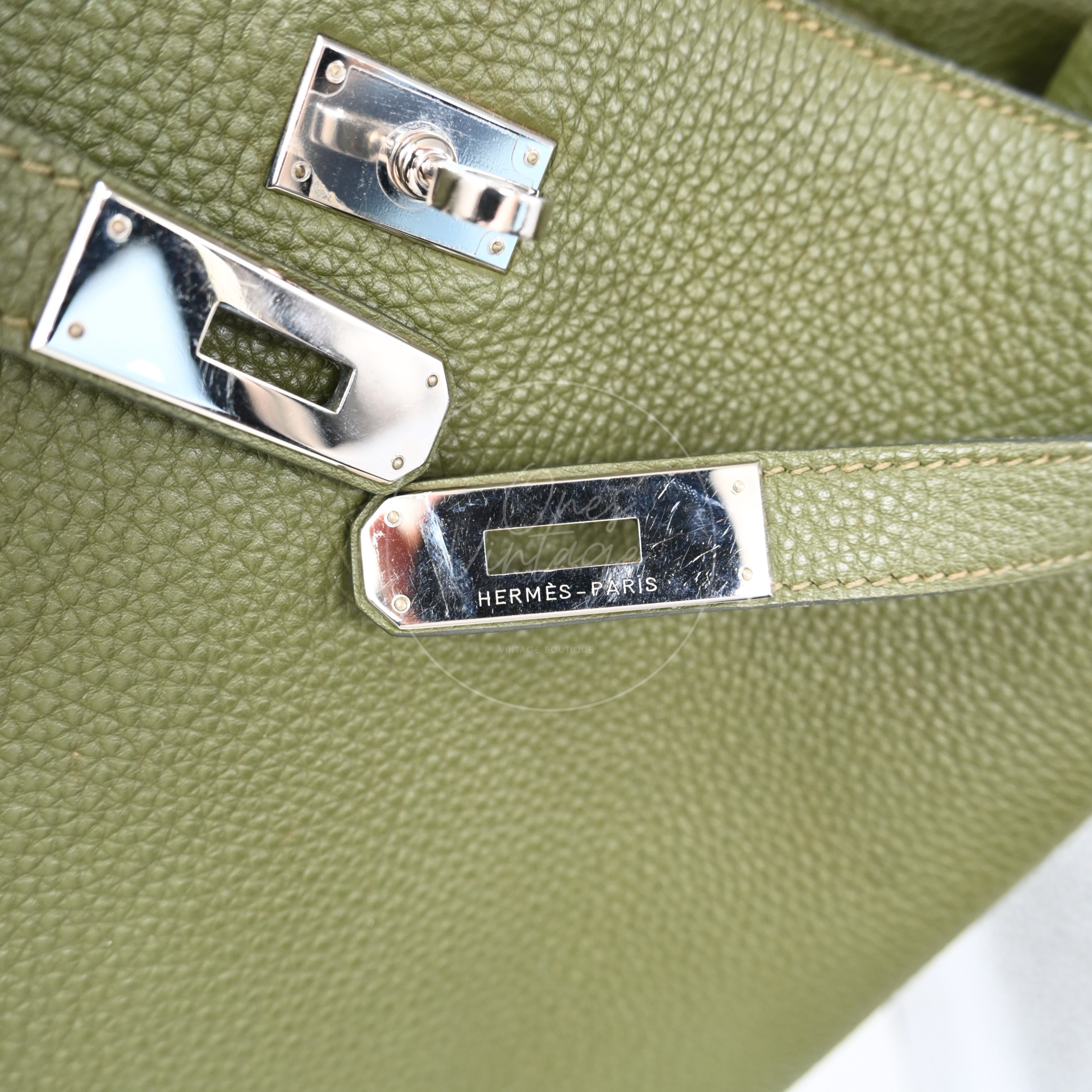 Hermes So Kelly 26 PHW Mocha Square Q