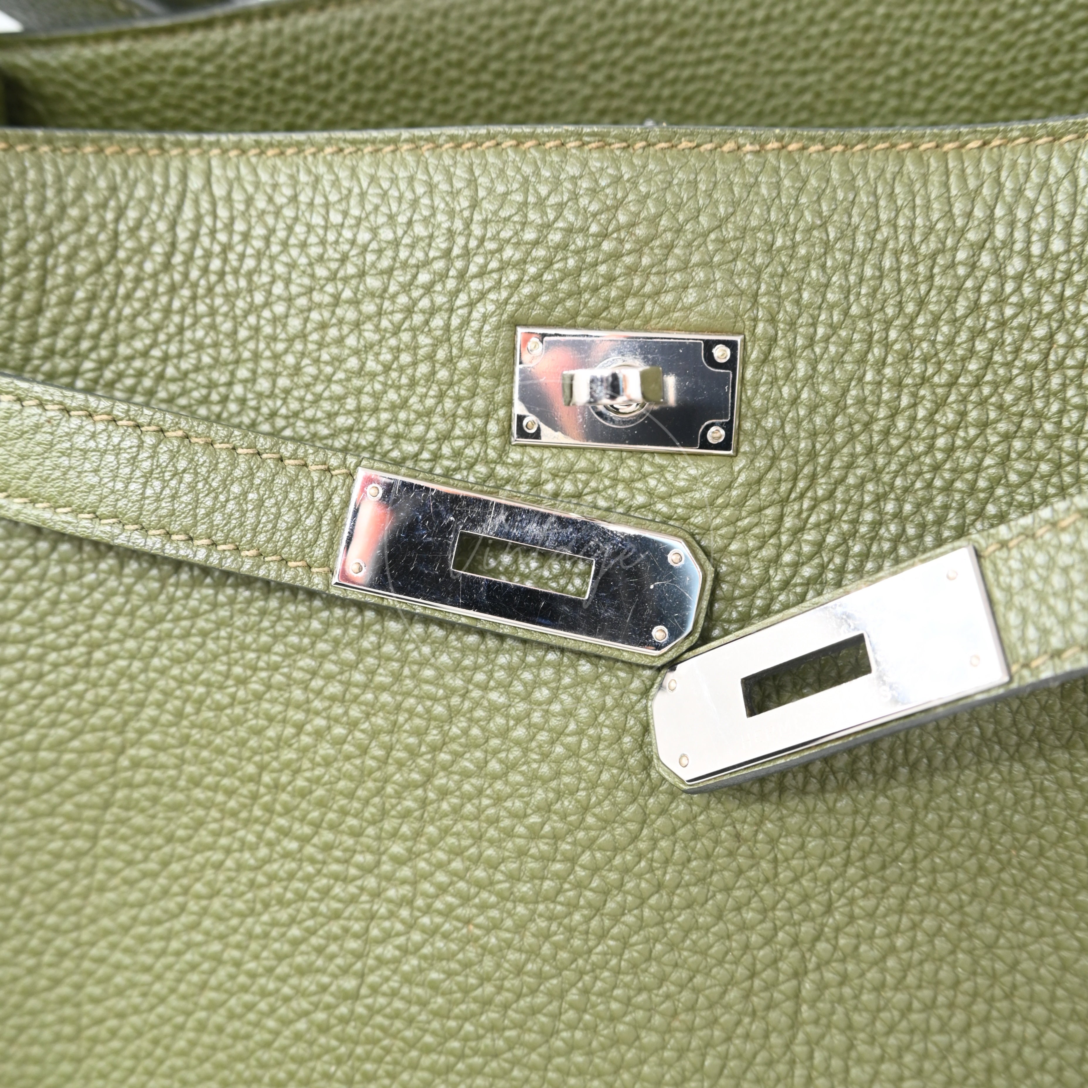 Hermes So Kelly 26 PHW Mocha Square Q