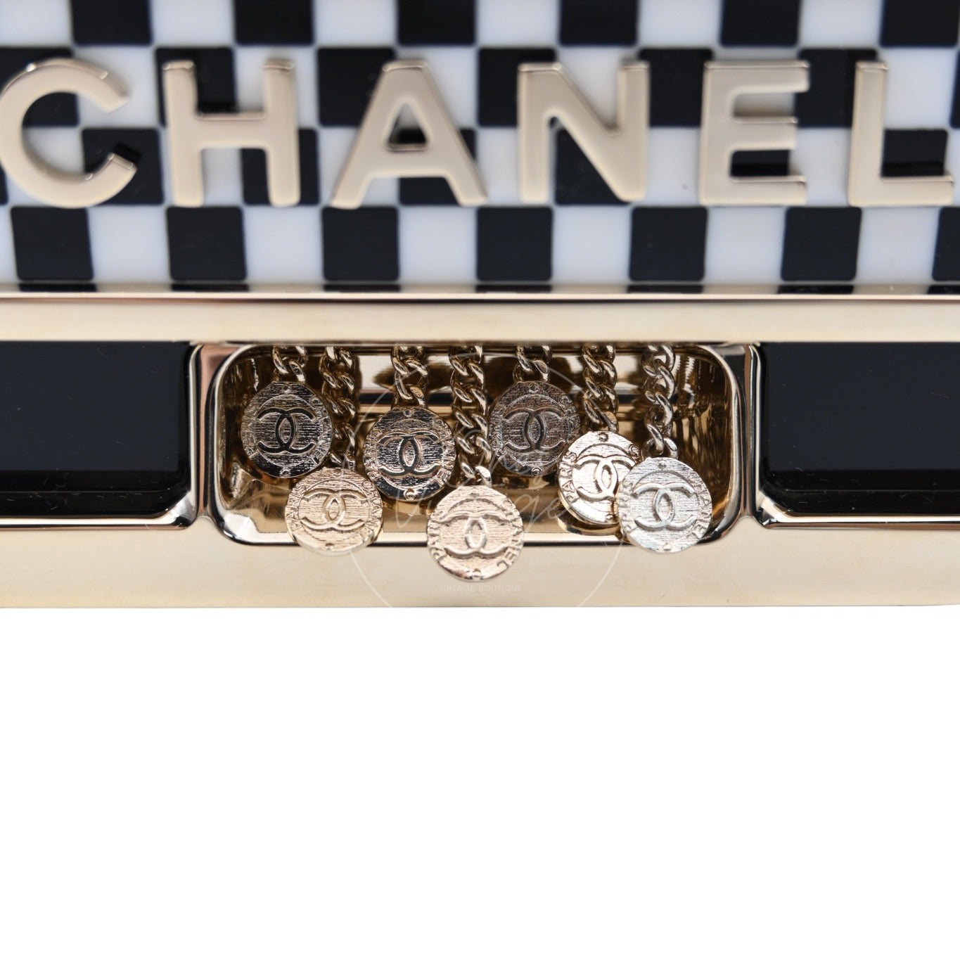[Pre-owned] Chanel Casino Monaco Slot Machine GHW Evening Bag