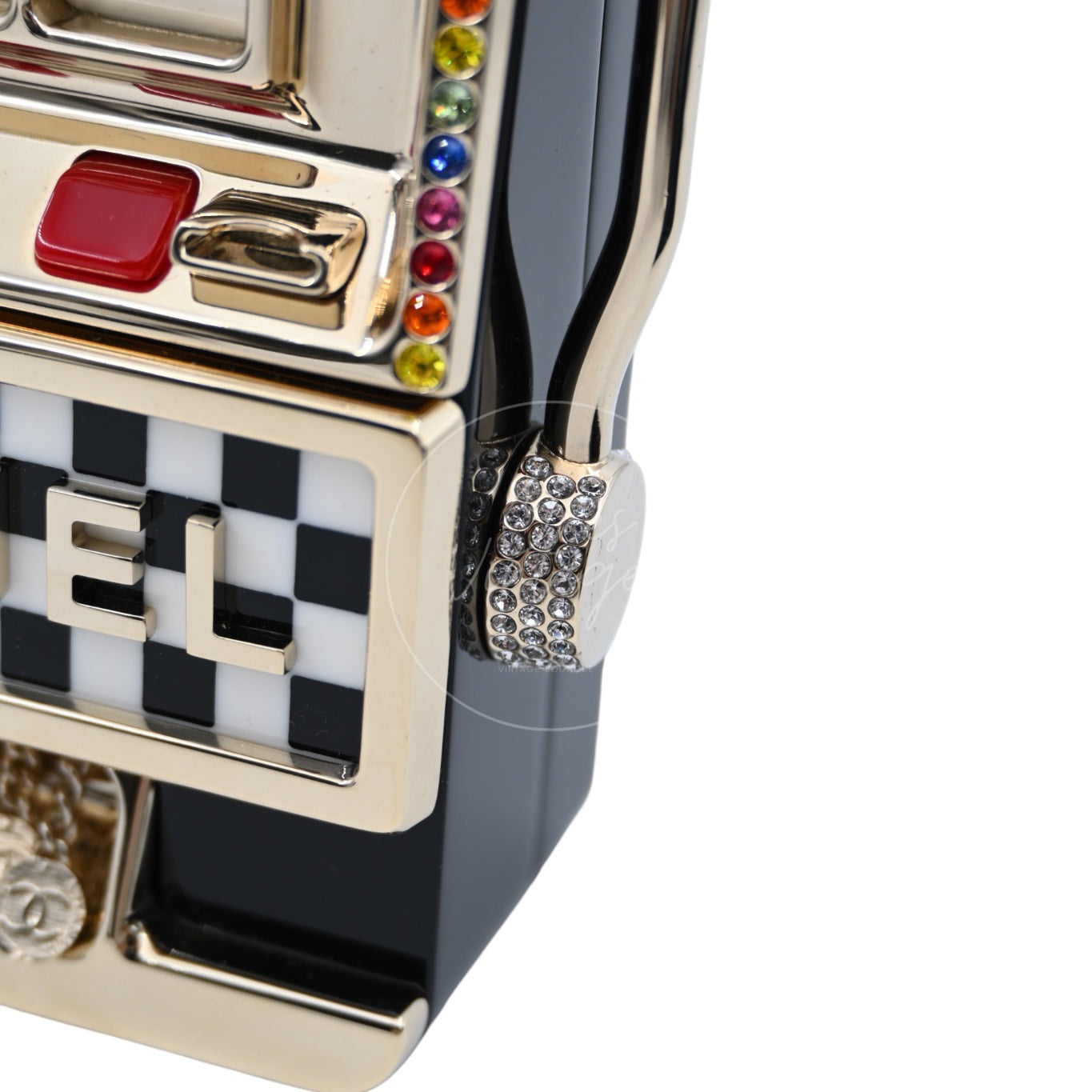 [Pre-owned] Chanel Casino Monaco Slot Machine GHW Evening Bag