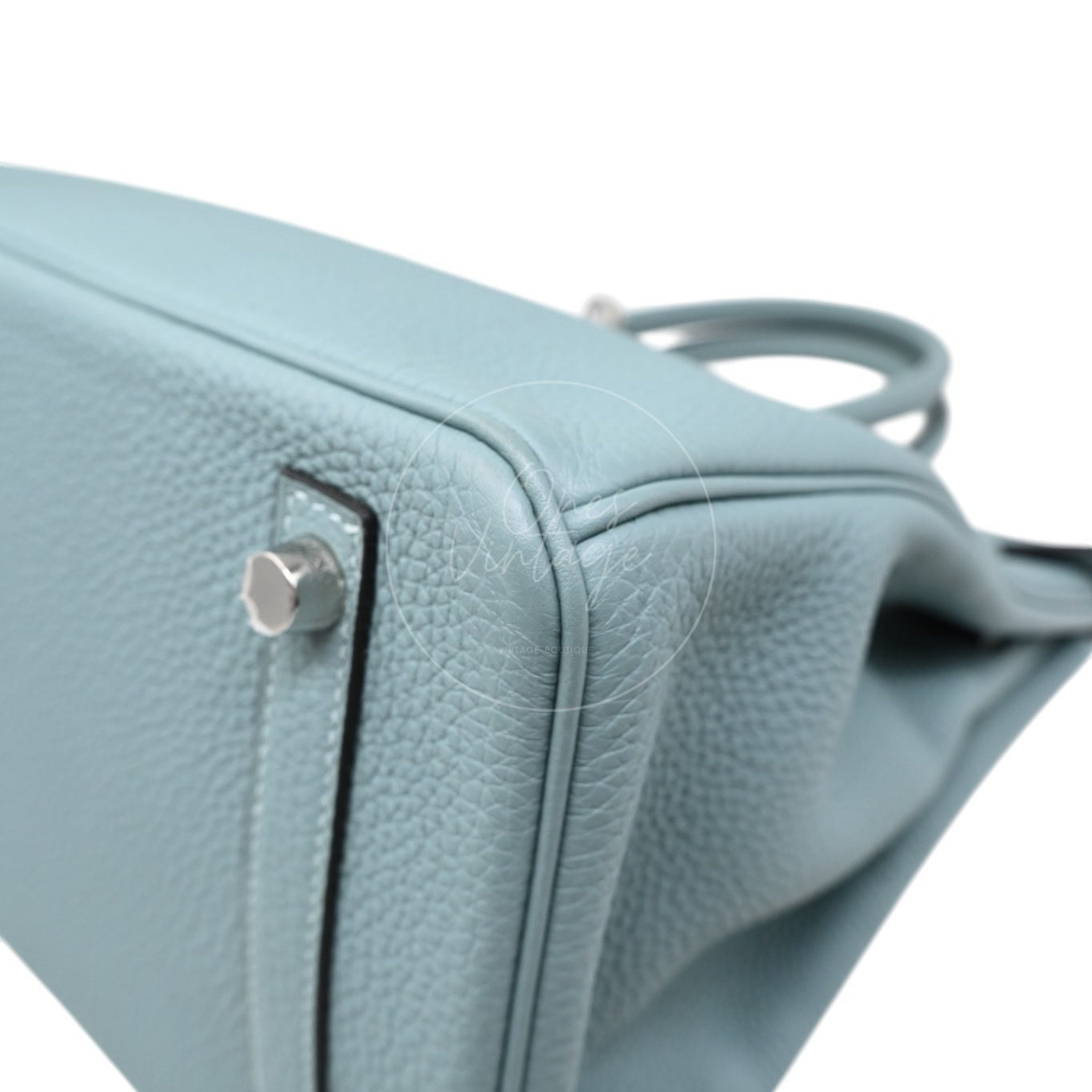 Hermes Birkin 30 Ciel Togo PHW Stamp Y