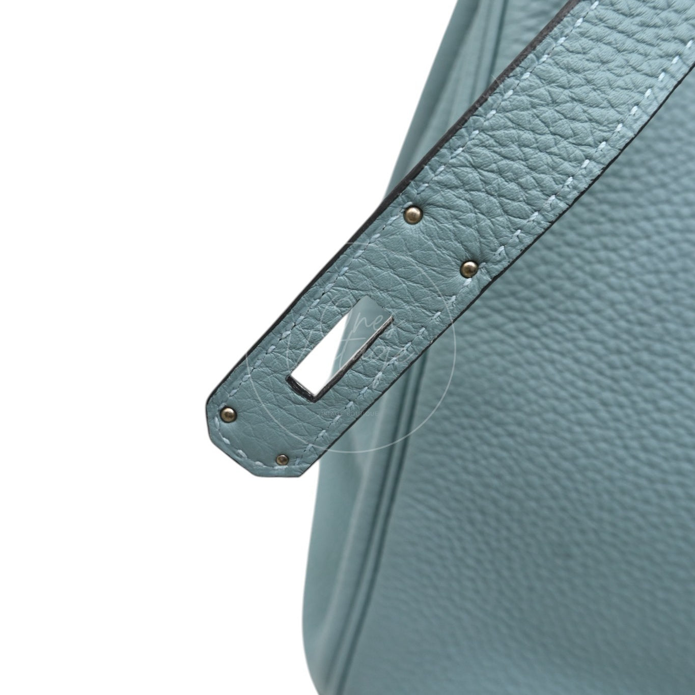 Hermes Birkin 30 Ciel Togo PHW Stamp Y