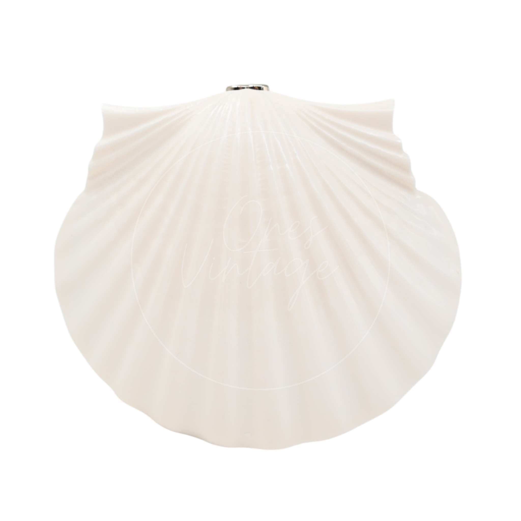 Chanel Plexiglass Evening On The Beach Shell GHW Cream White
