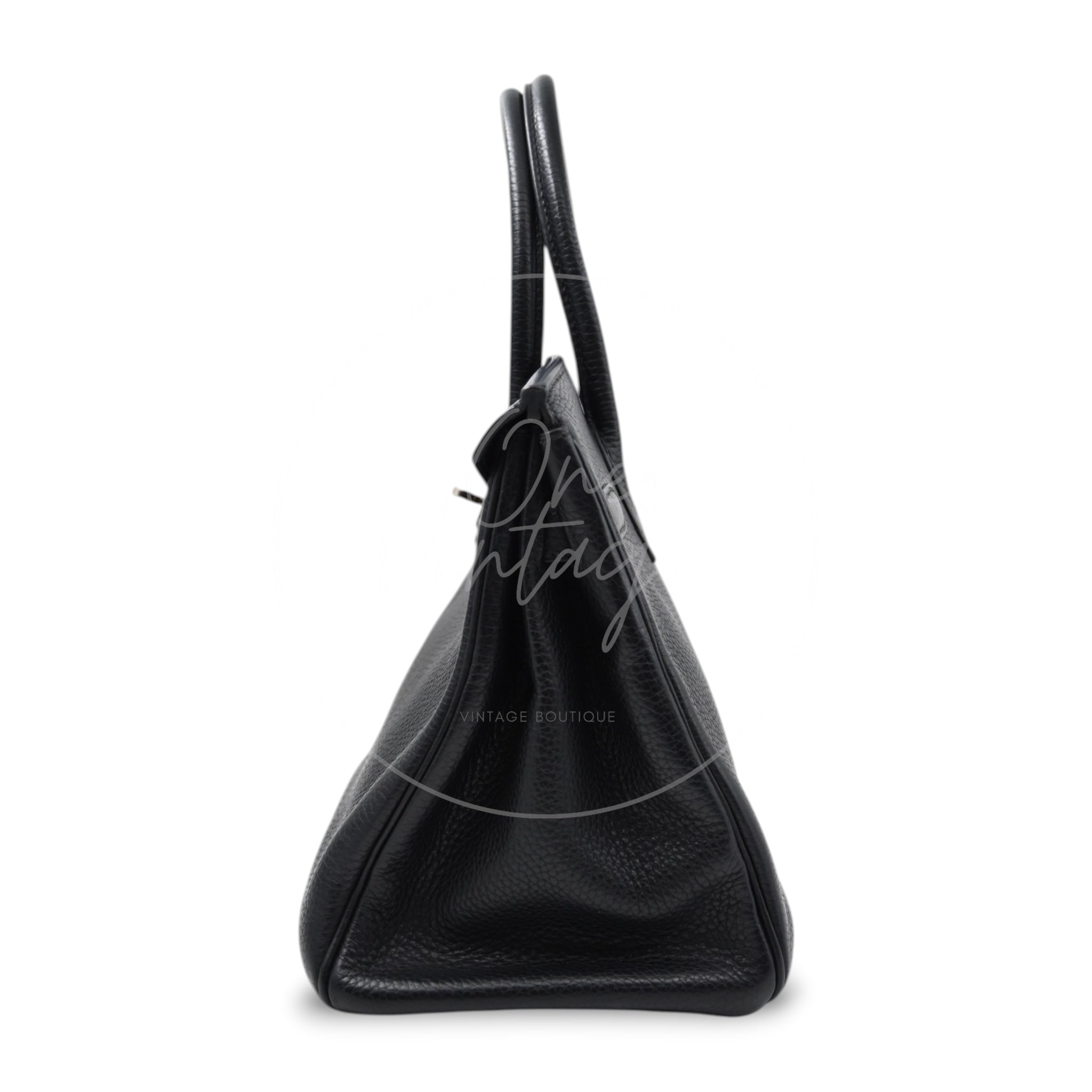 [Pre-owned] Hermes Birkin 30 BK30 Black Stamp Square I