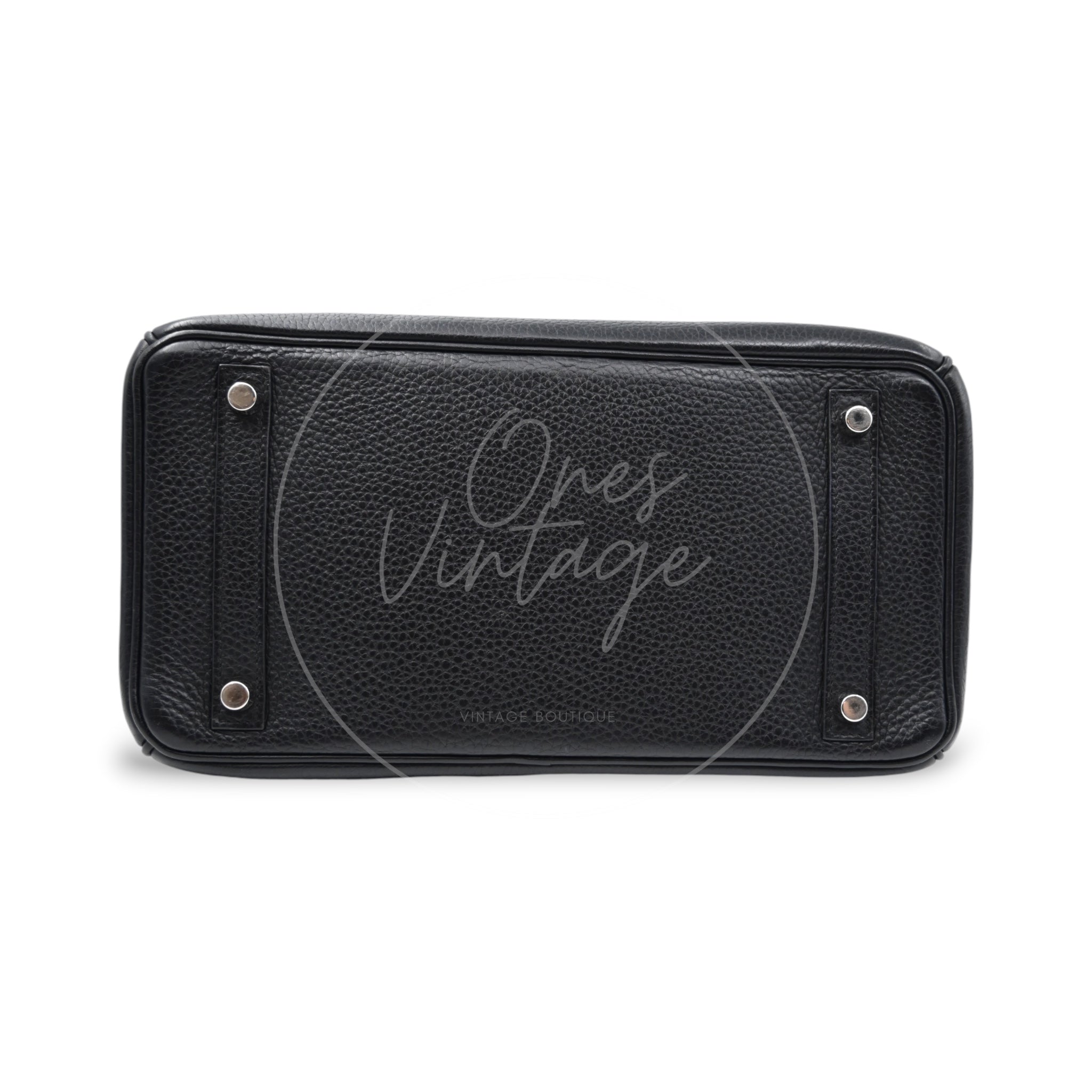 [Pre-owned] Hermes Birkin 30 BK30 Black Stamp Square I