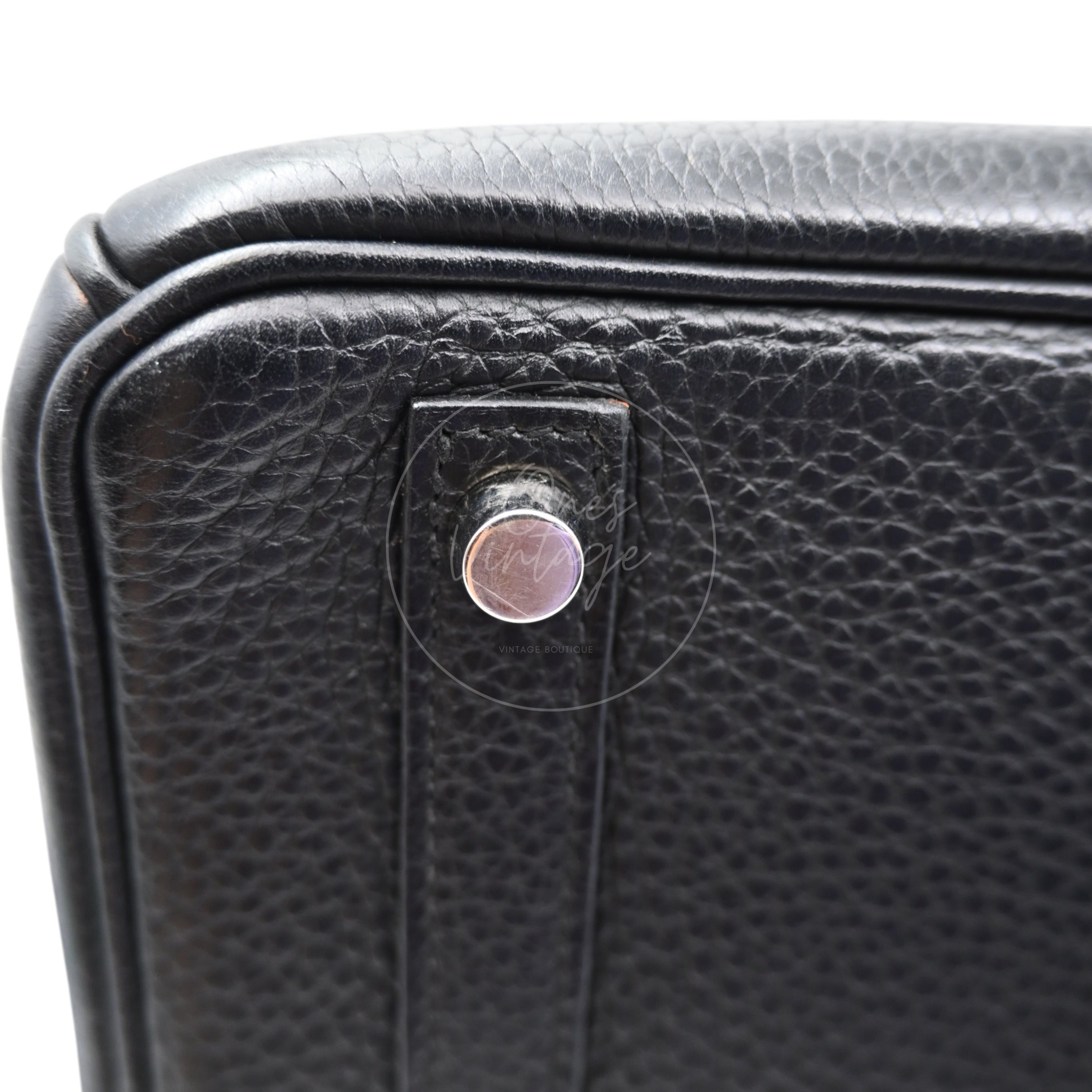 [Pre-owned] Hermes Birkin 30 BK30 Black Stamp Square I