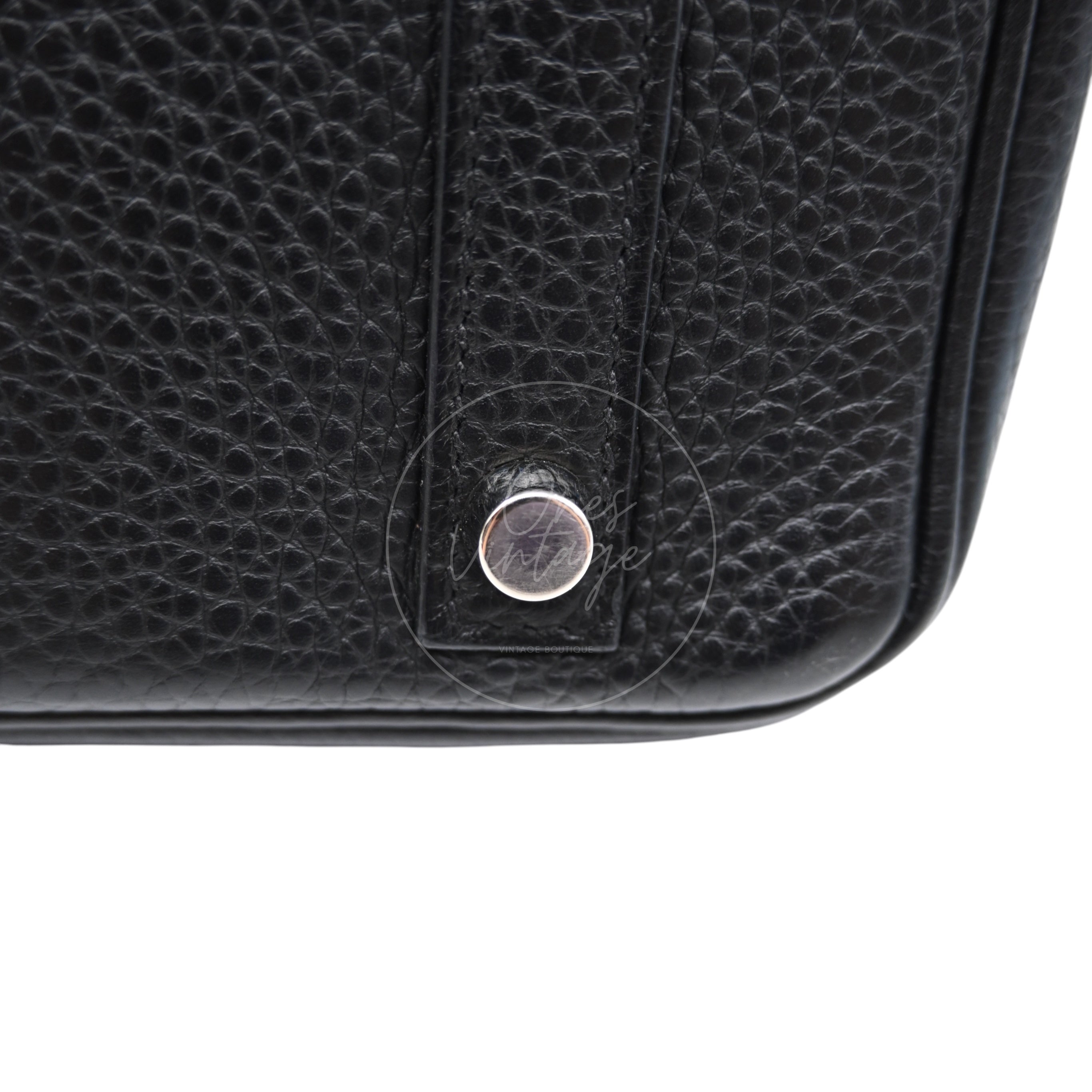 [Pre-owned] Hermes Birkin 30 BK30 Black Stamp Square I