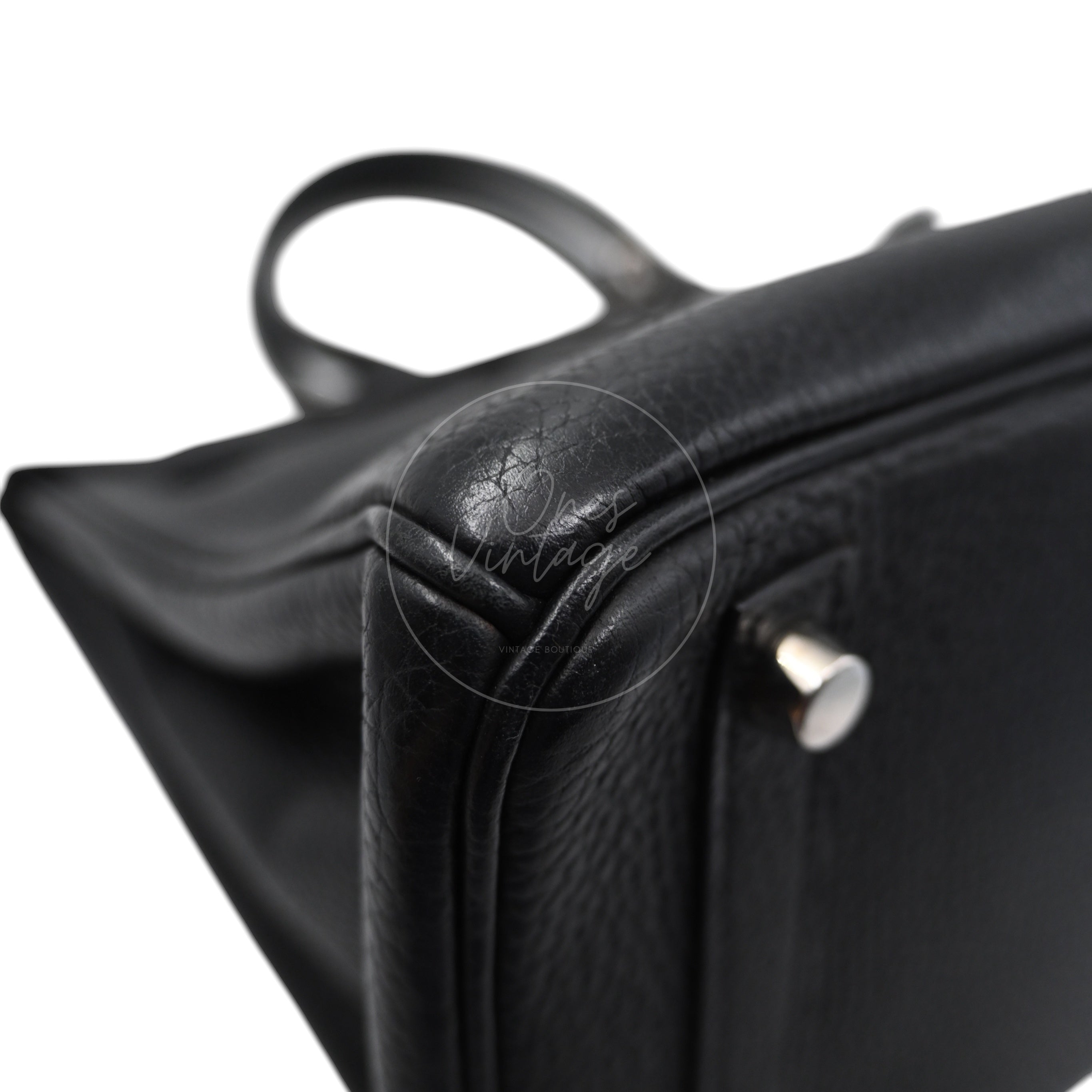 [Pre-owned] Hermes Birkin 30 BK30 Black Stamp Square I