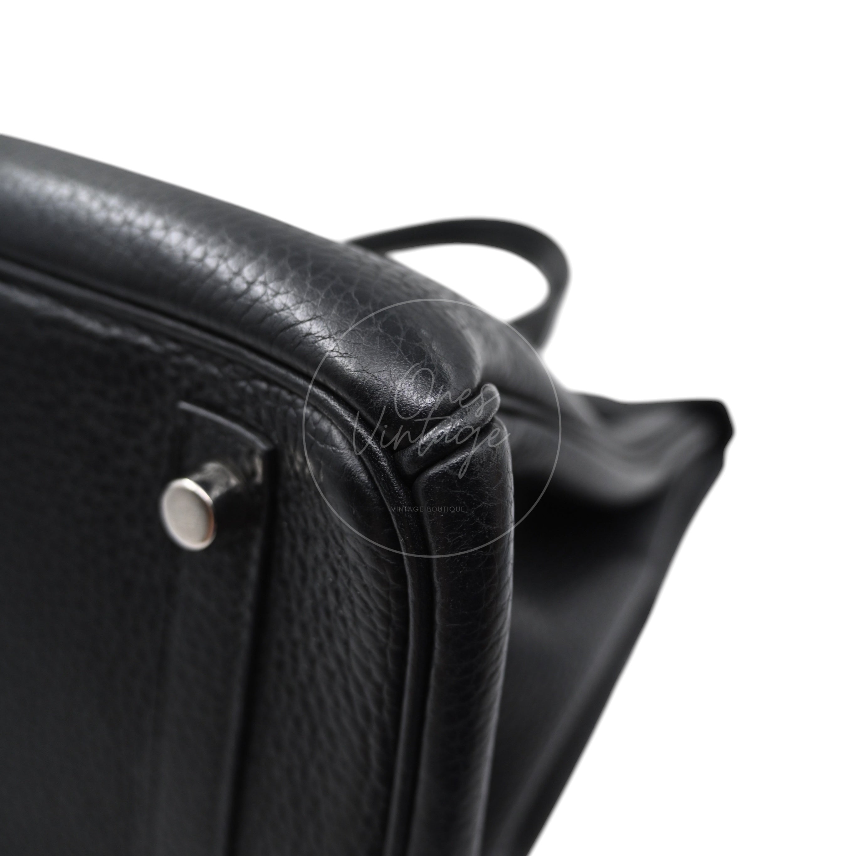 [Pre-owned] Hermes Birkin 30 BK30 Black Stamp Square I