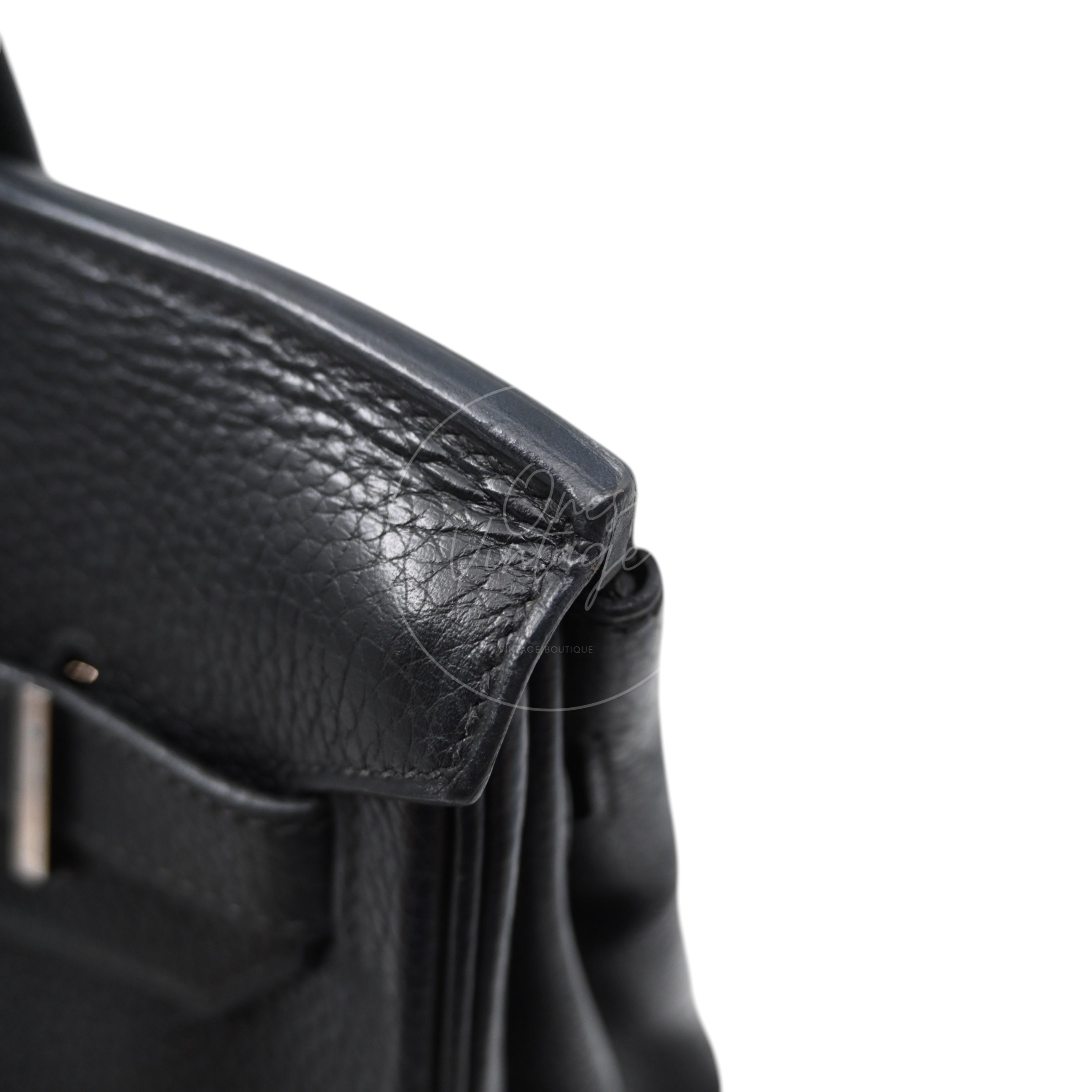 [Pre-owned] Hermes Birkin 30 BK30 Black Stamp Square I