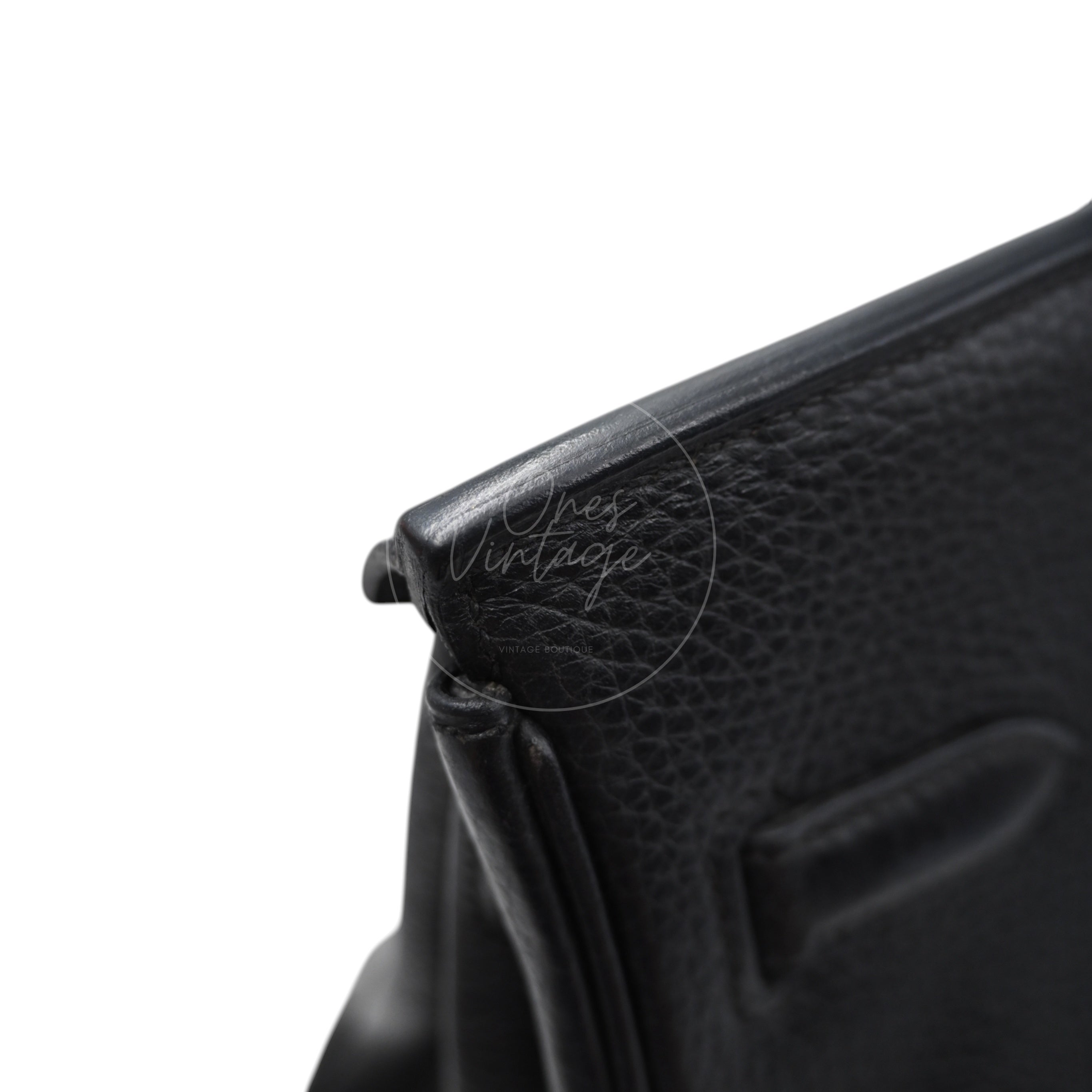 [Pre-owned] Hermes Birkin 30 BK30 Black Stamp Square I