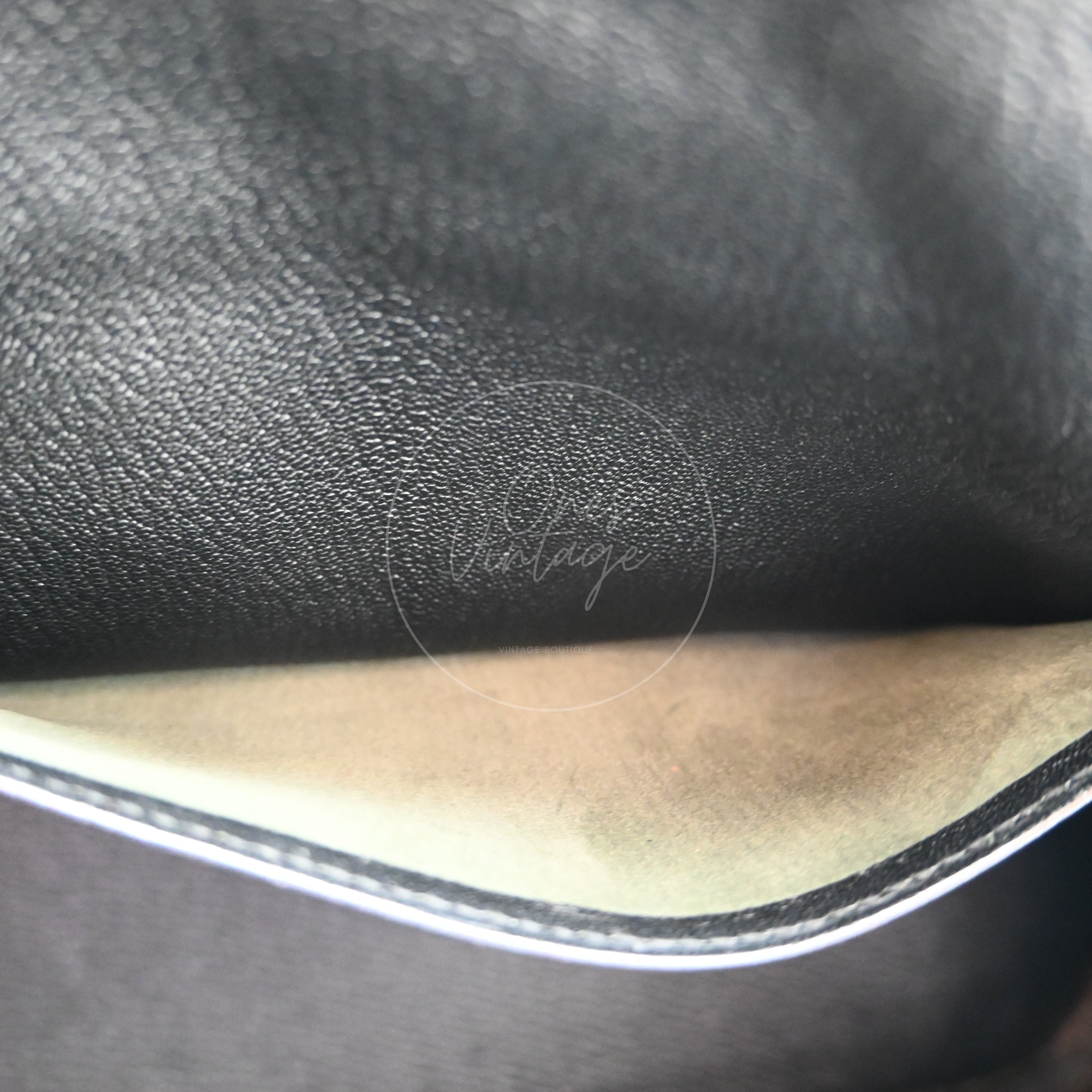 [Pre-owned] Hermes Birkin 30 BK30 Black Stamp Square I