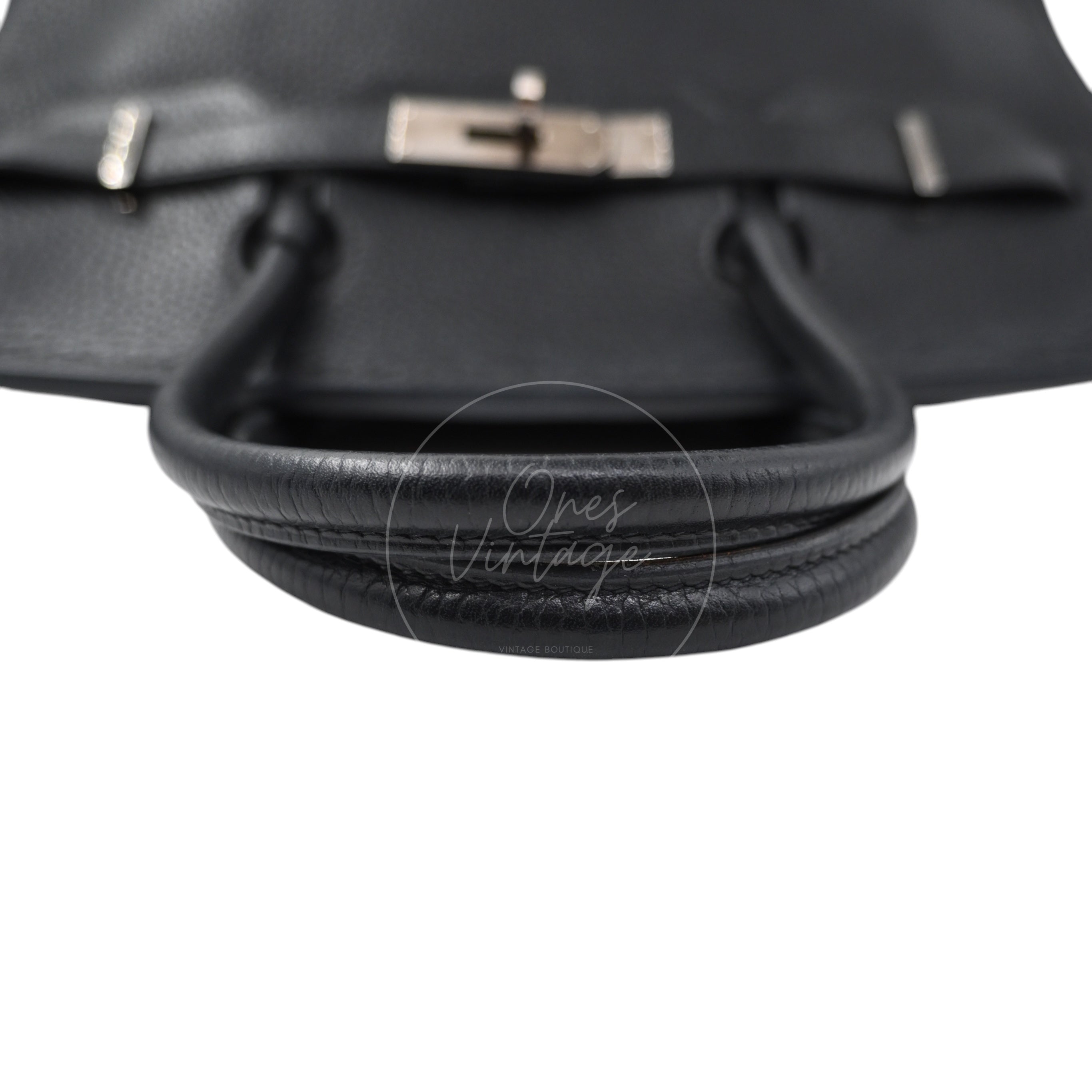 [Pre-owned] Hermes Birkin 30 BK30 Black Stamp Square I