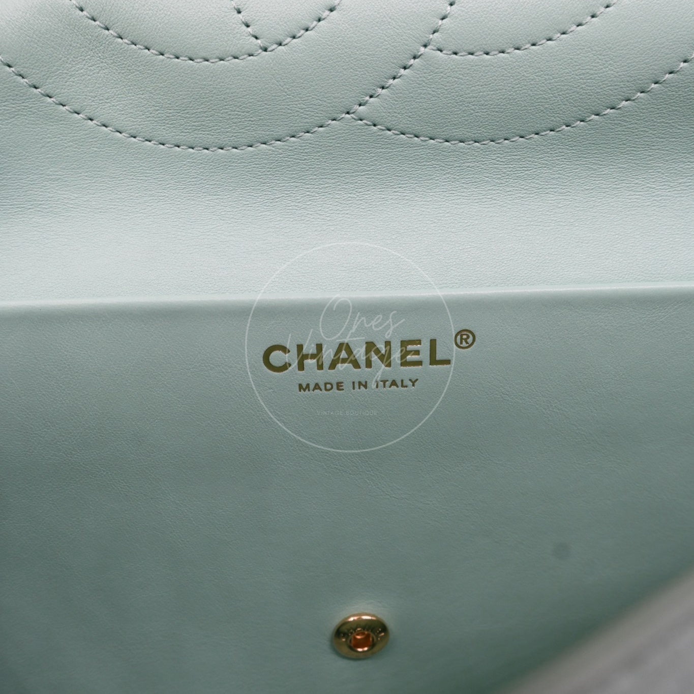 Chanel Green Suede Maxi 32cm GHW Sereis HT