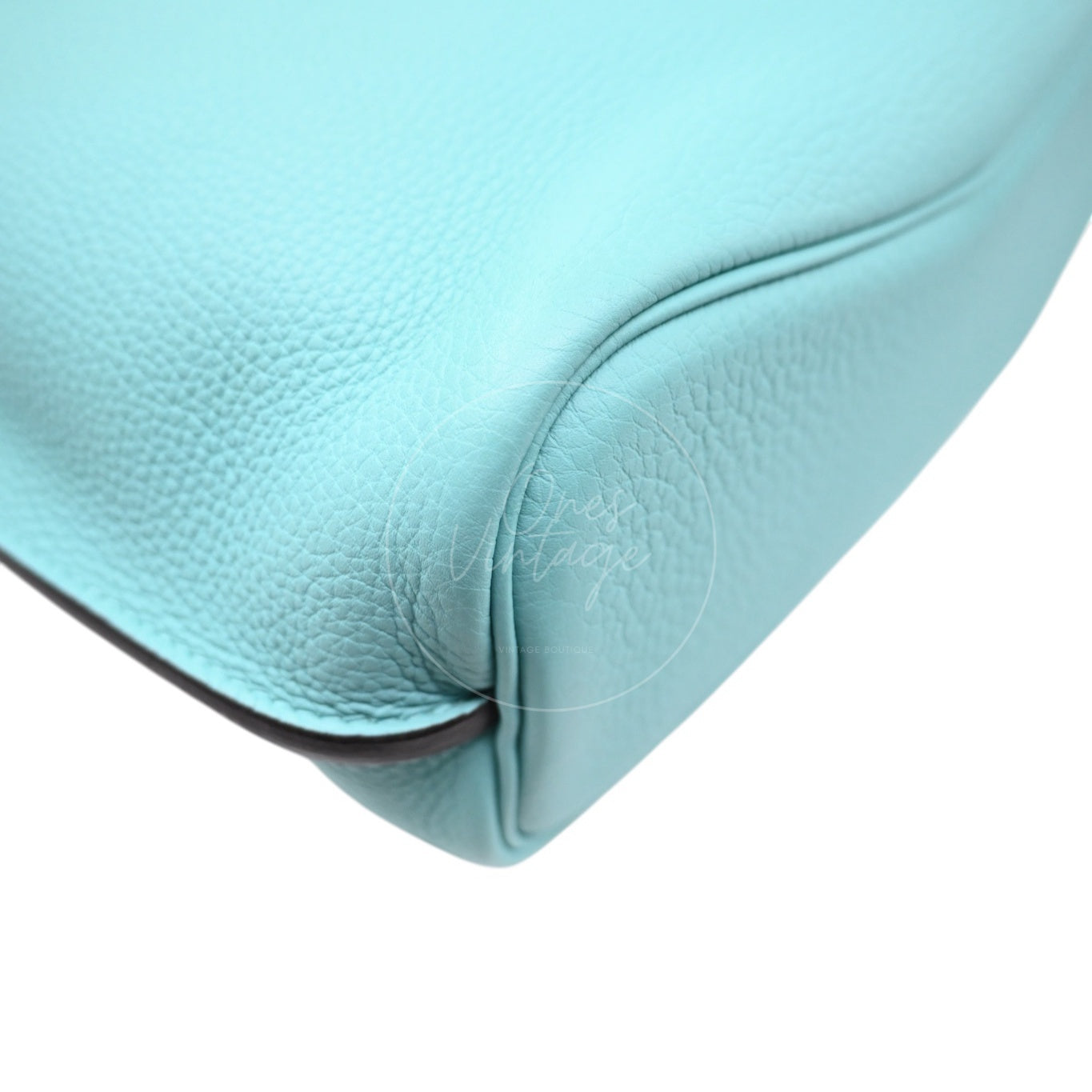 [Pre-owned] Hermes So Kelly 22 Bleu Atoll Stamp T PHW