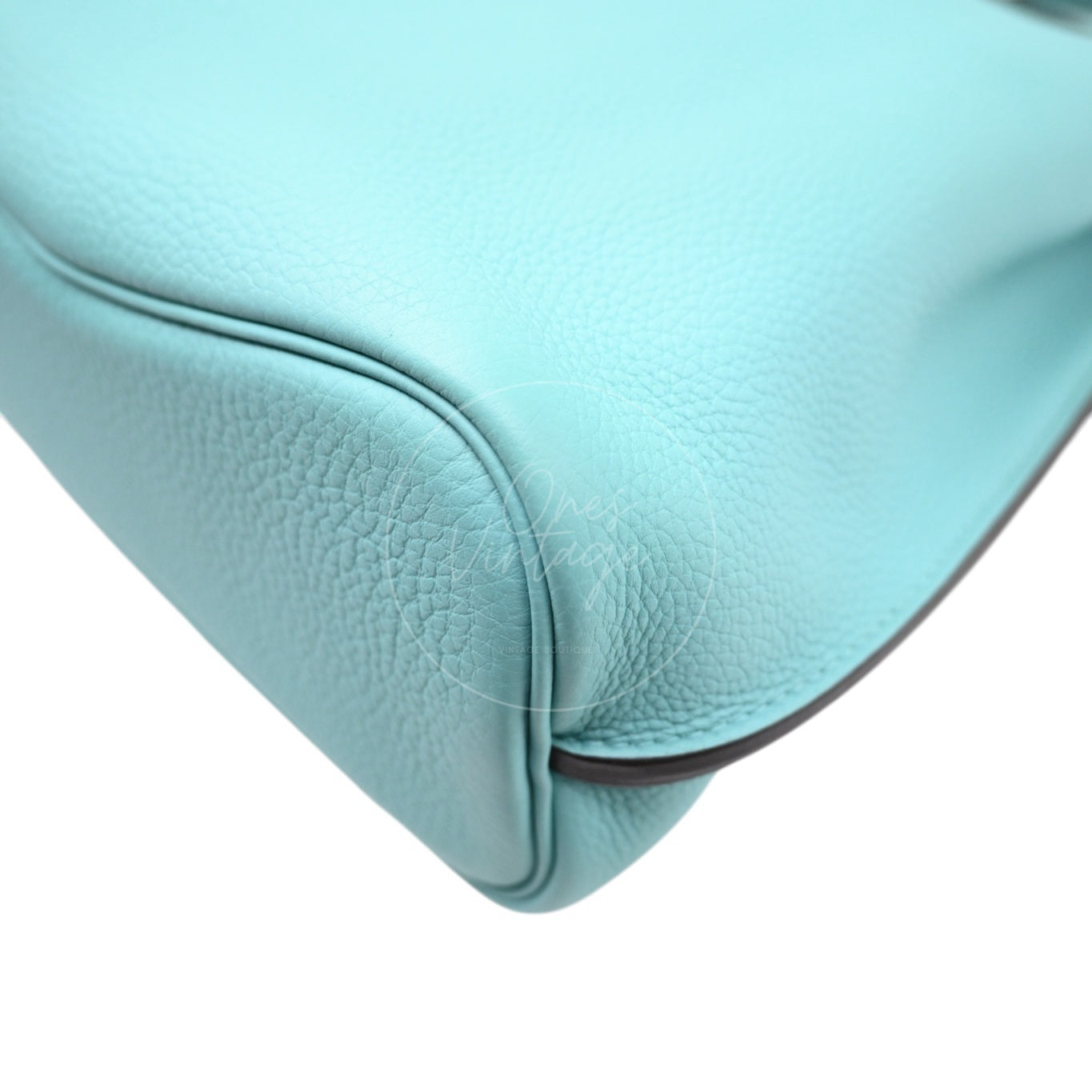 [Pre-owned] Hermes So Kelly 22 Bleu Atoll Stamp T PHW