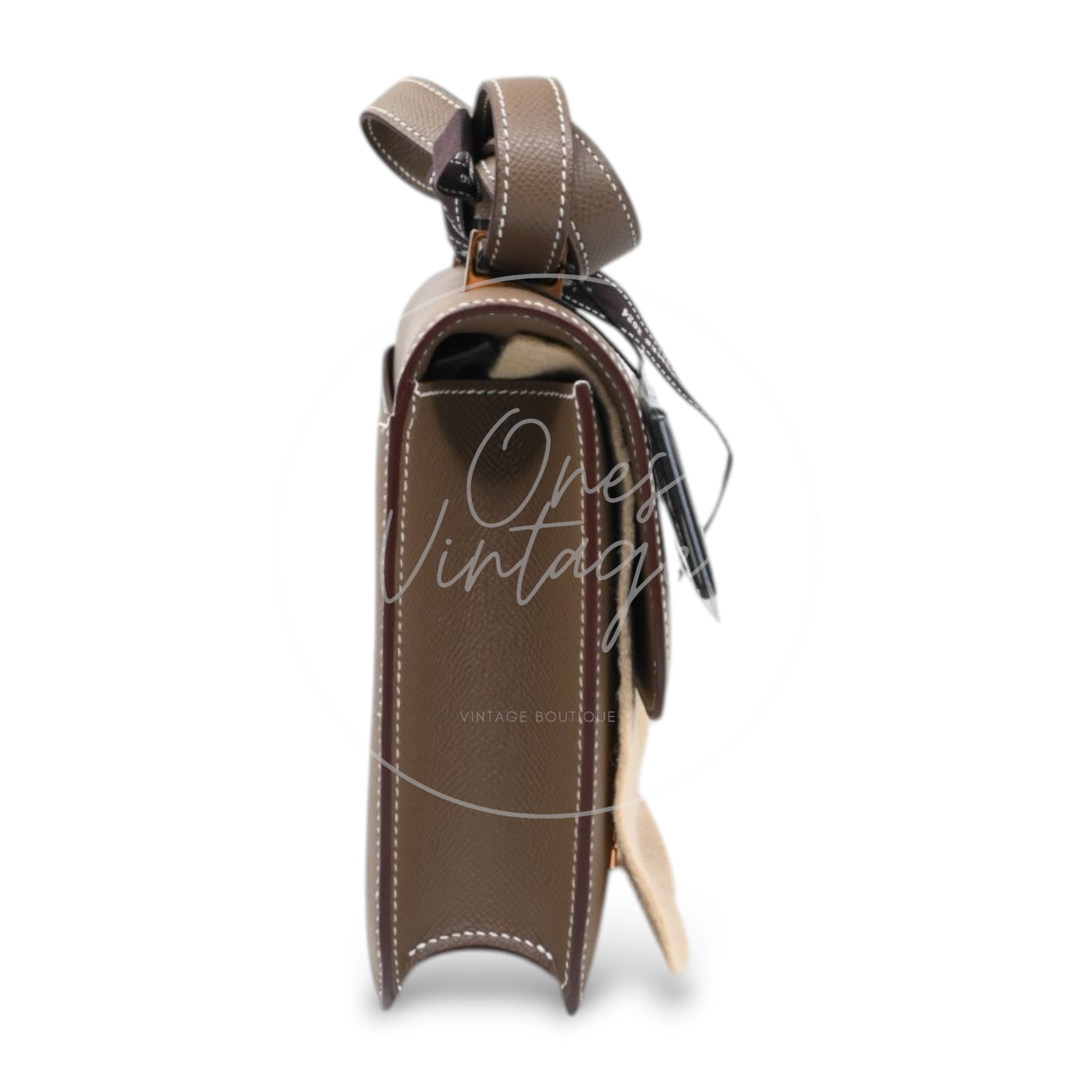 Hermes Constance 24 Epsom Rose Gold GHW Etoupe Stamp B