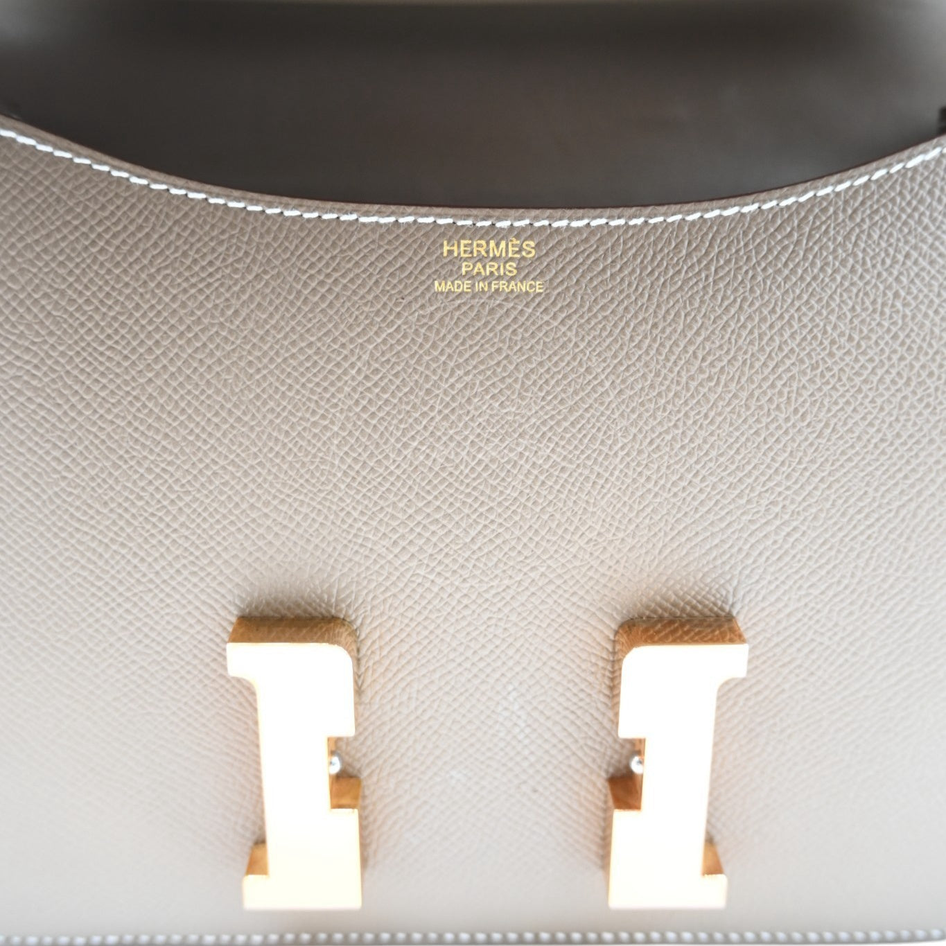 Hermes Constance 24 Epsom Rose Gold GHW Etoupe Stamp B
