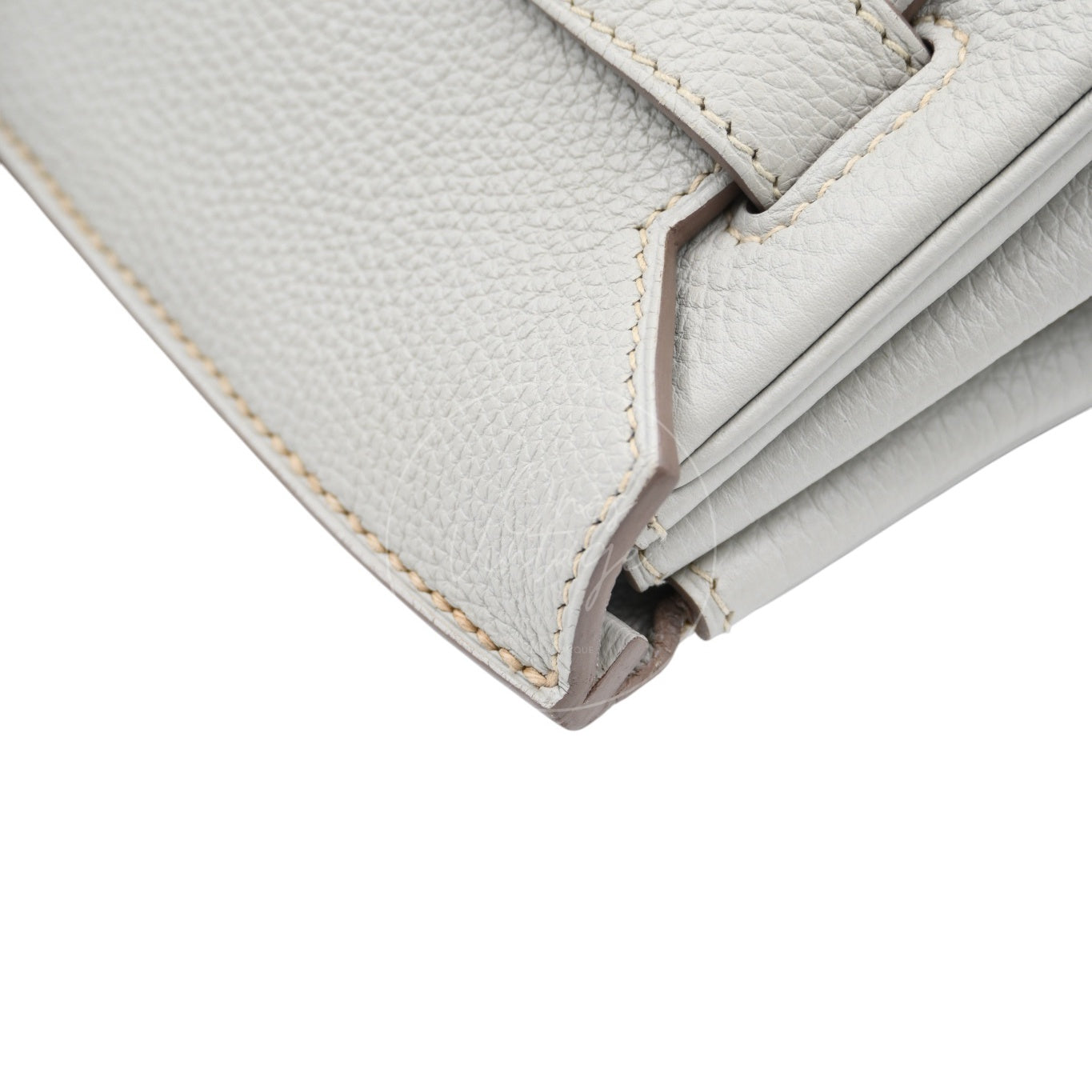 [Pre-owned] Hermes Birkin Shoulder Gris Peale Stamp Square O