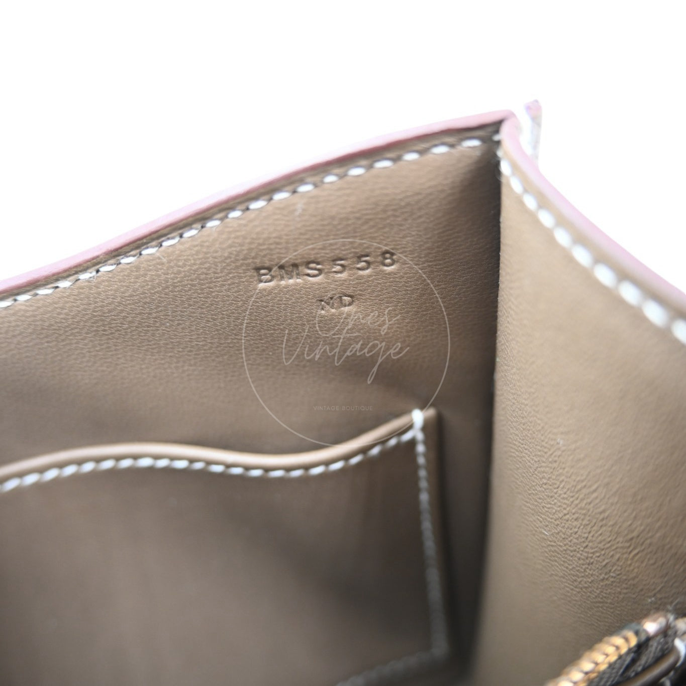 Hermes Constance 24 Epsom Rose Gold GHW Etoupe Stamp B