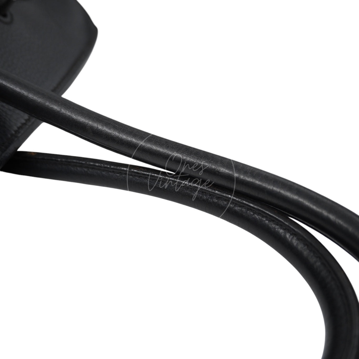 [Pre-owned] Hermes Birkin Shoulder Black Stamp Square H