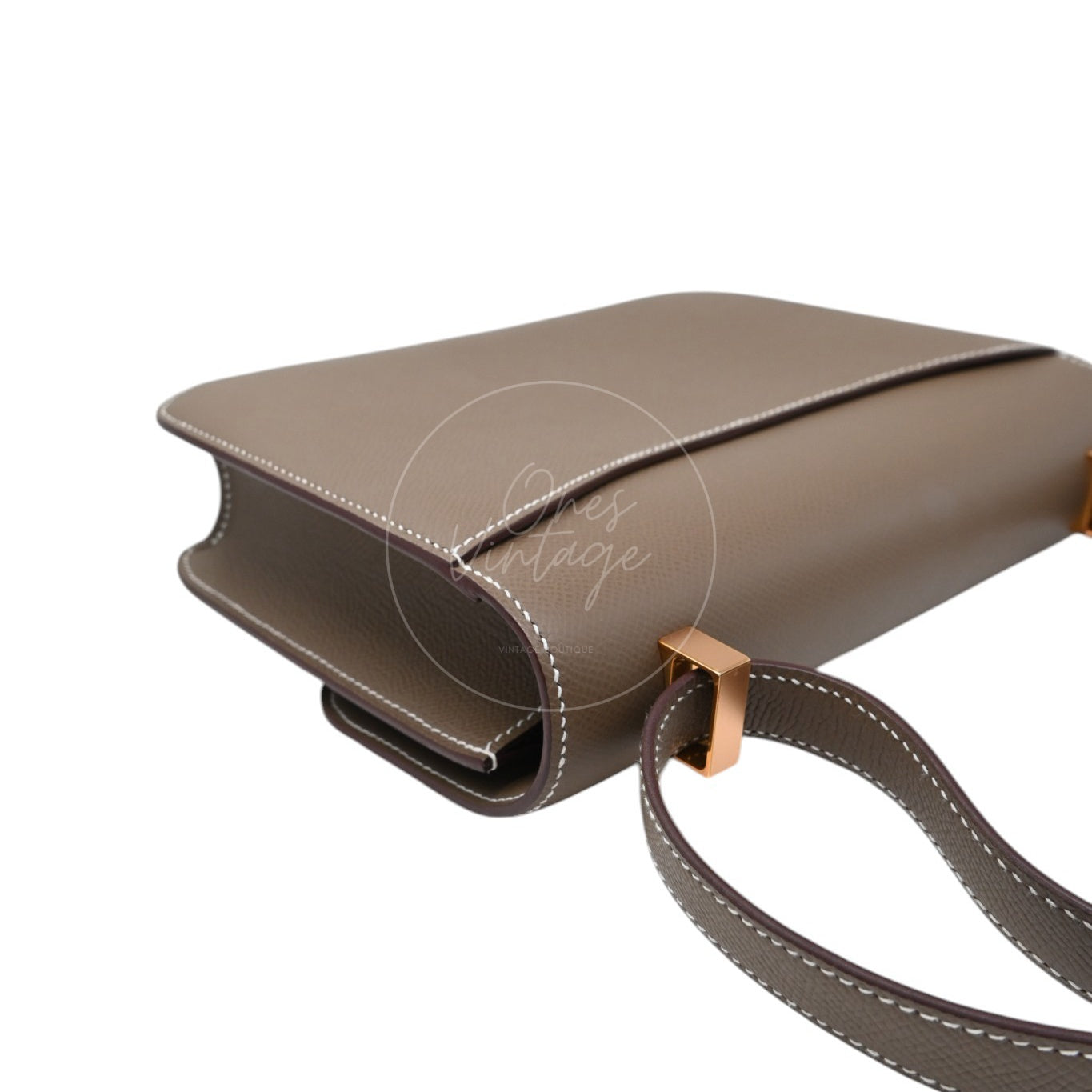 Hermes Constance 24 Epsom Rose Gold GHW Etoupe Stamp B
