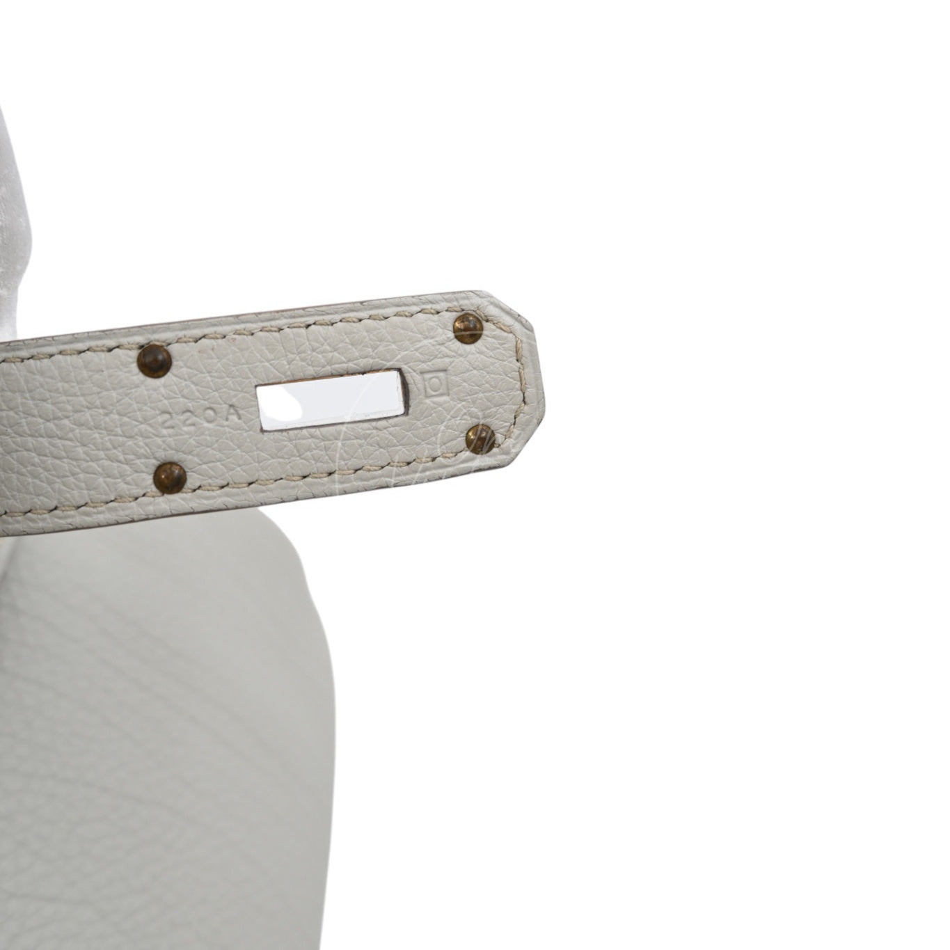 [Pre-owned] Hermes Birkin Shoulder Gris Peale Stamp Square O