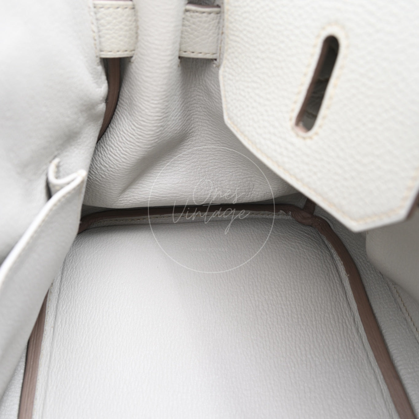 [Pre-owned] Hermes Birkin Shoulder Gris Peale Stamp Square O