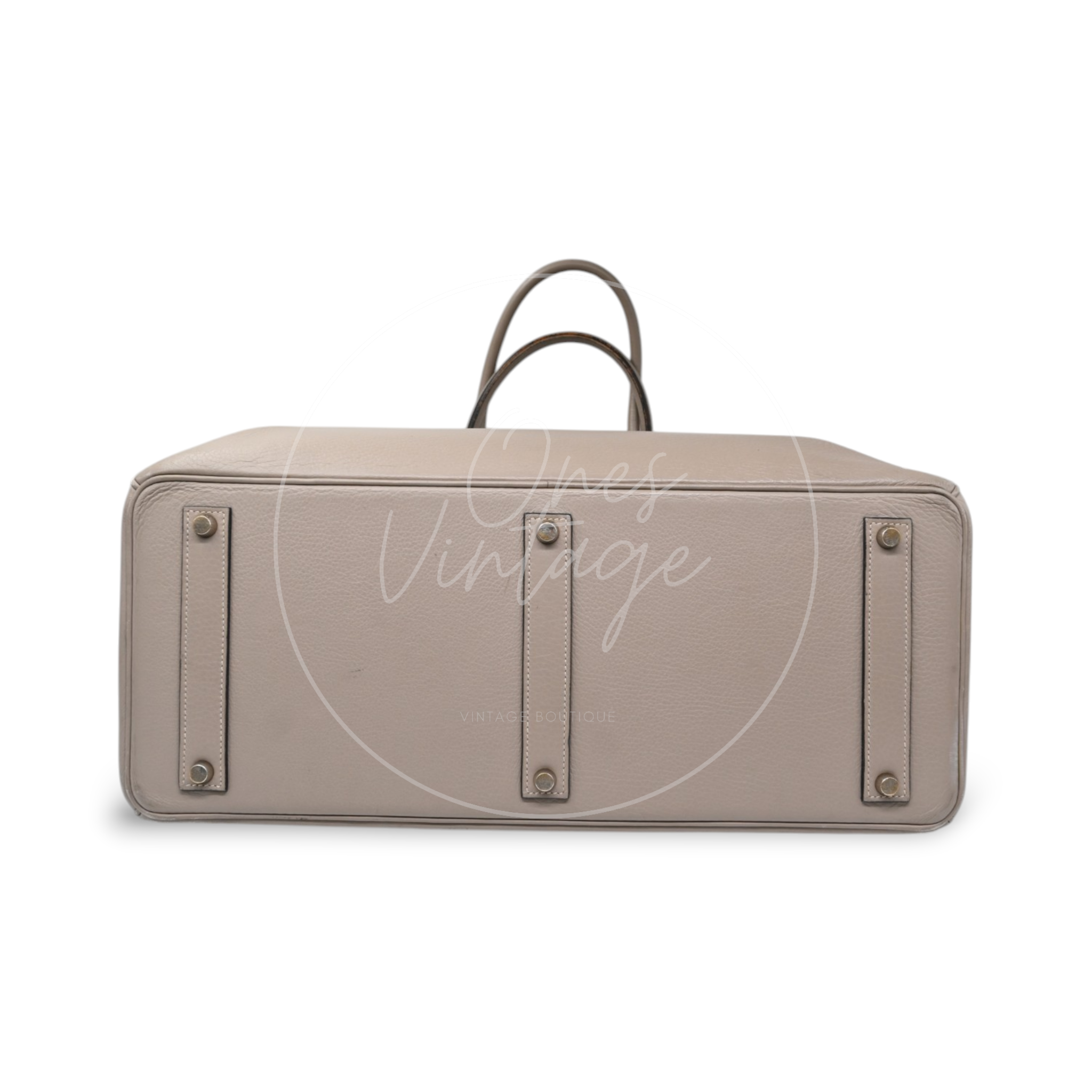 Hermes Birkin 45 Long PHW Gris T Square D
