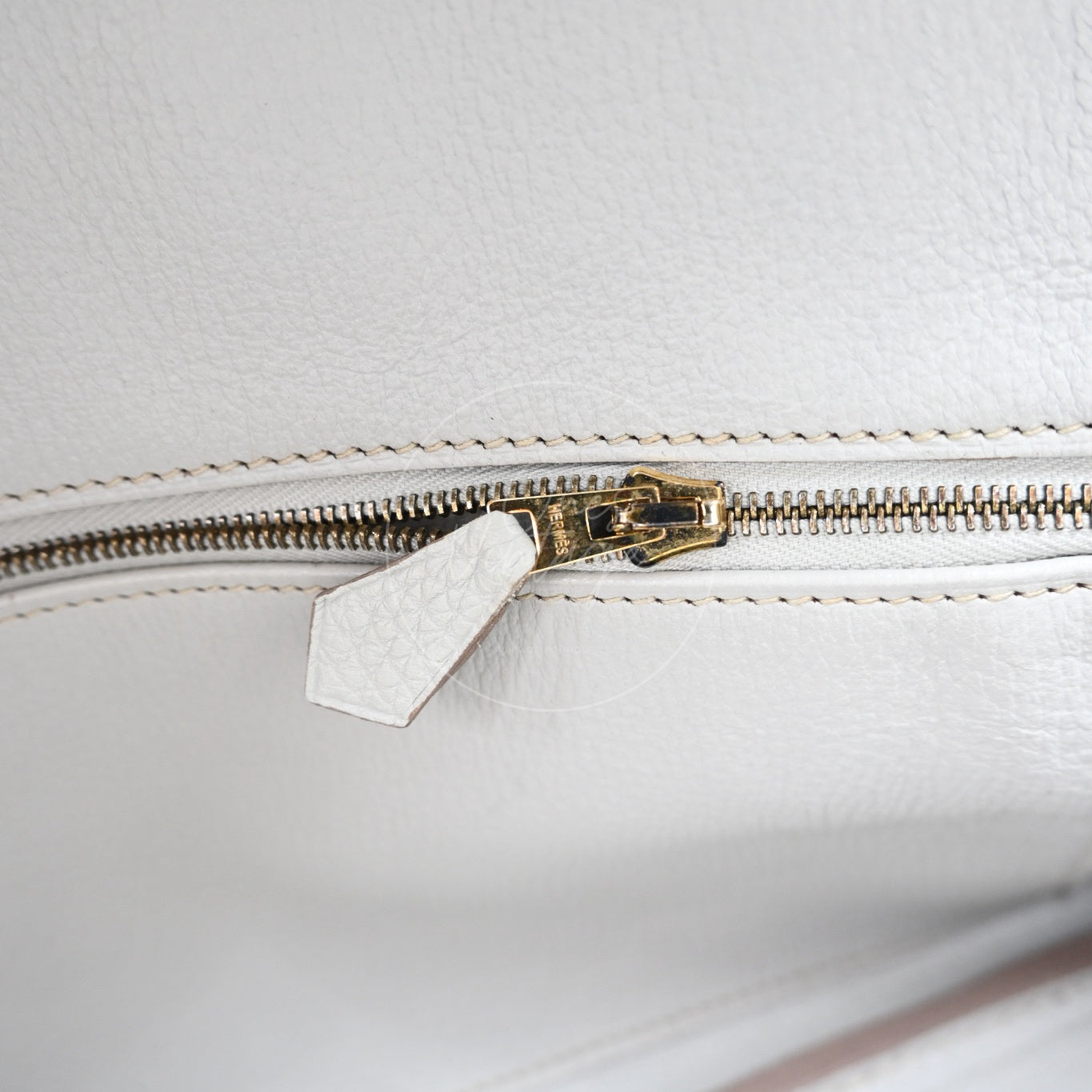 [Pre-owned] Hermes Birkin Shoulder Gris Peale Stamp Square O