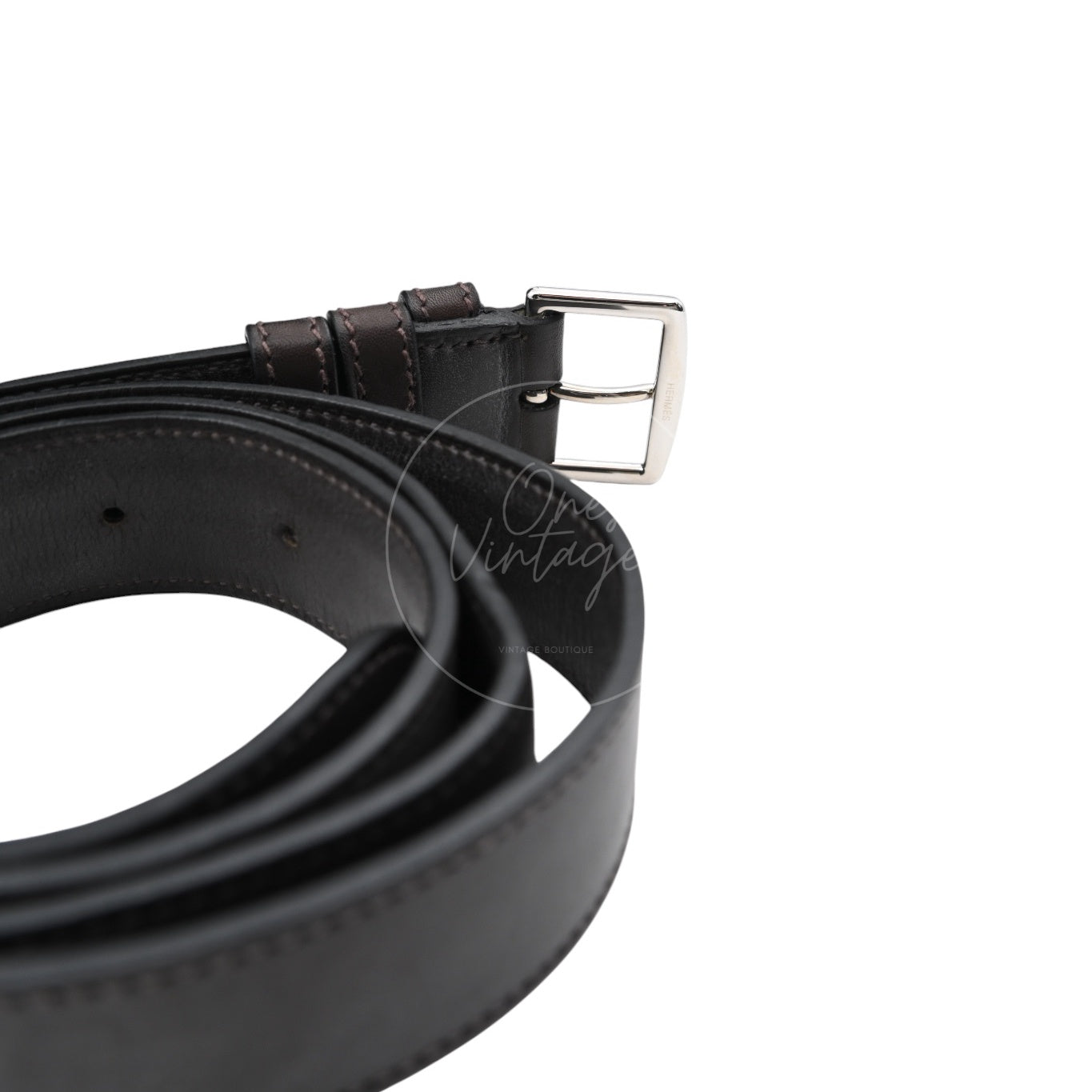 [Pre-owned] Hermes So Kelly 26 Togo PHW Noir Shoulder Bag Stamp T