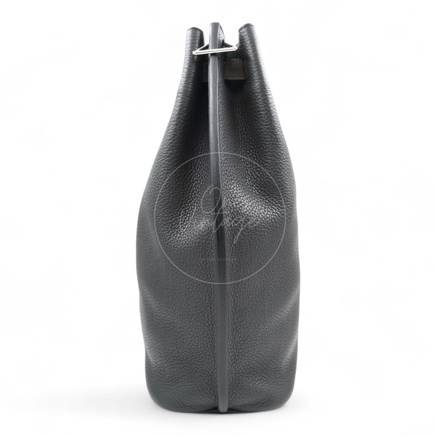 [Pre-owned] Hermes So Kelly 26 Togo PHW Noir Shoulder Bag Stamp T