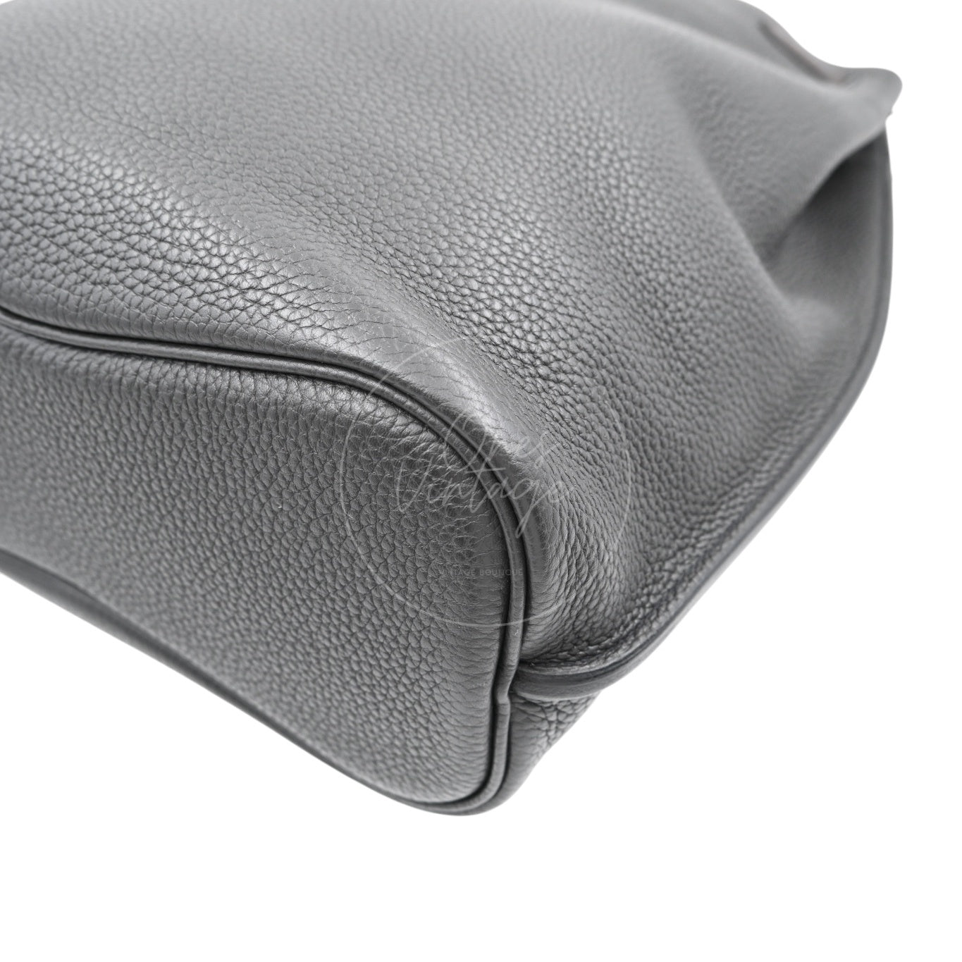 [Pre-owned] Hermes So Kelly 26 Togo PHW Noir Shoulder Bag Stamp T